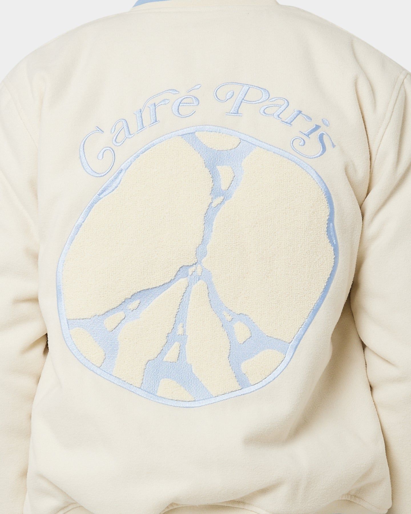 Carre Peace Varsity Jacket Off White/Blue sold by Culture Kings product image thumbnail 7