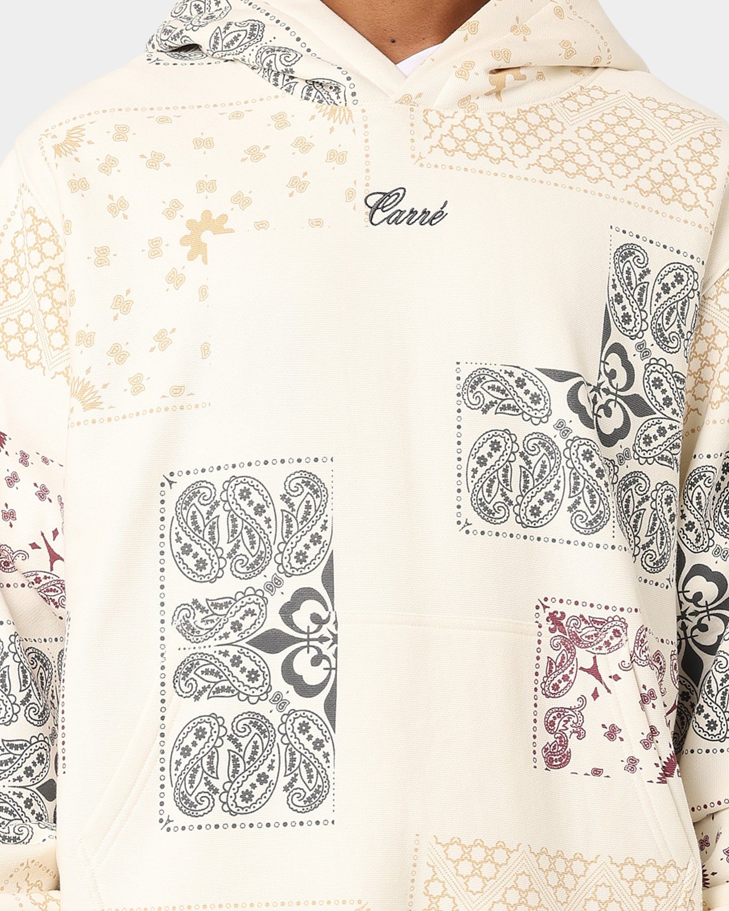 Carre Fragment Paisley Hoodie Off White sold by Culture Kings product image thumbnail 5
