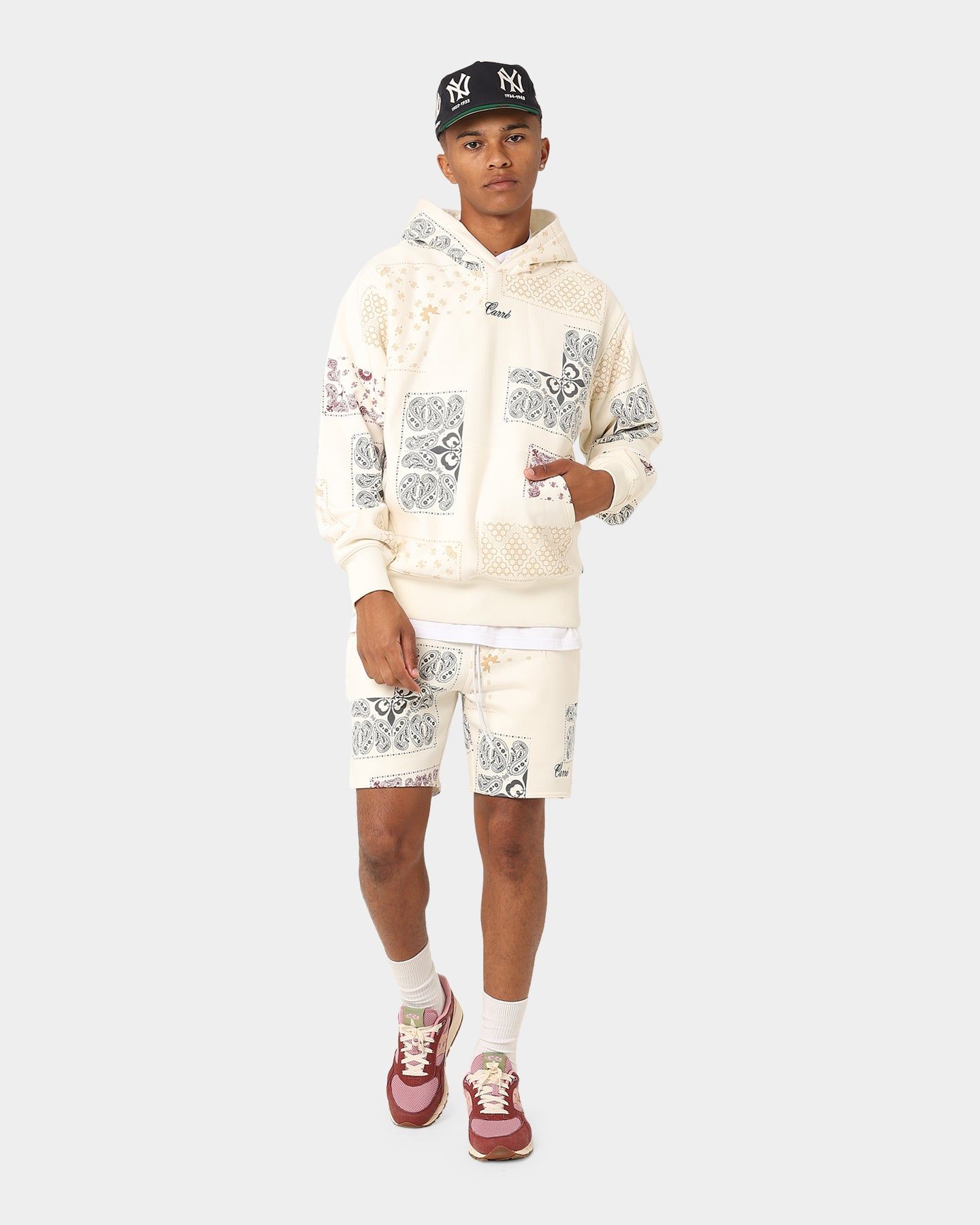 Carre Fragment Paisley Hoodie Off White sold by Culture Kings product image thumbnail 4