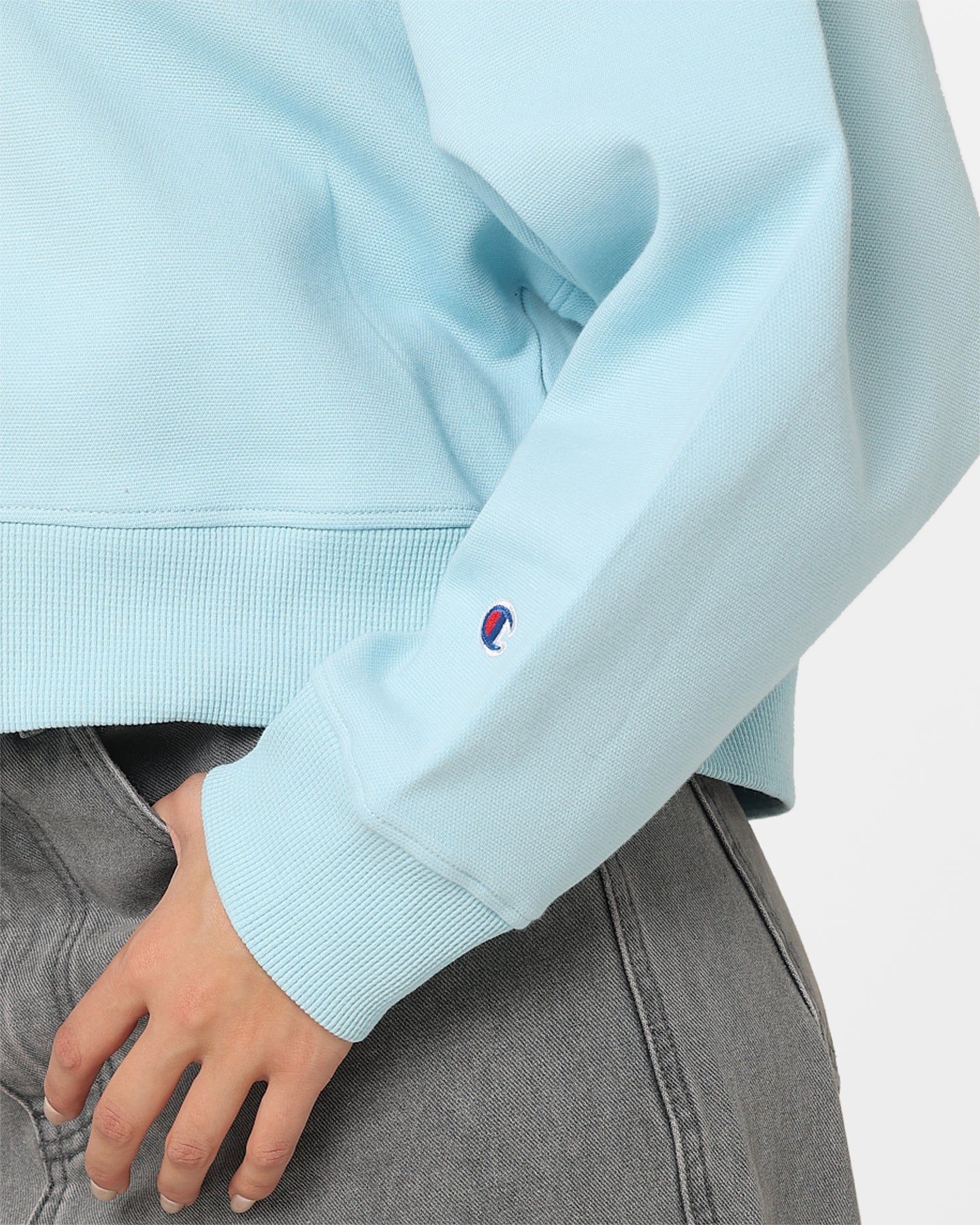 Champion Women's Rochester Base Crewneck Iced Blue CSI sold by Culture Kings product image thumbnail 8