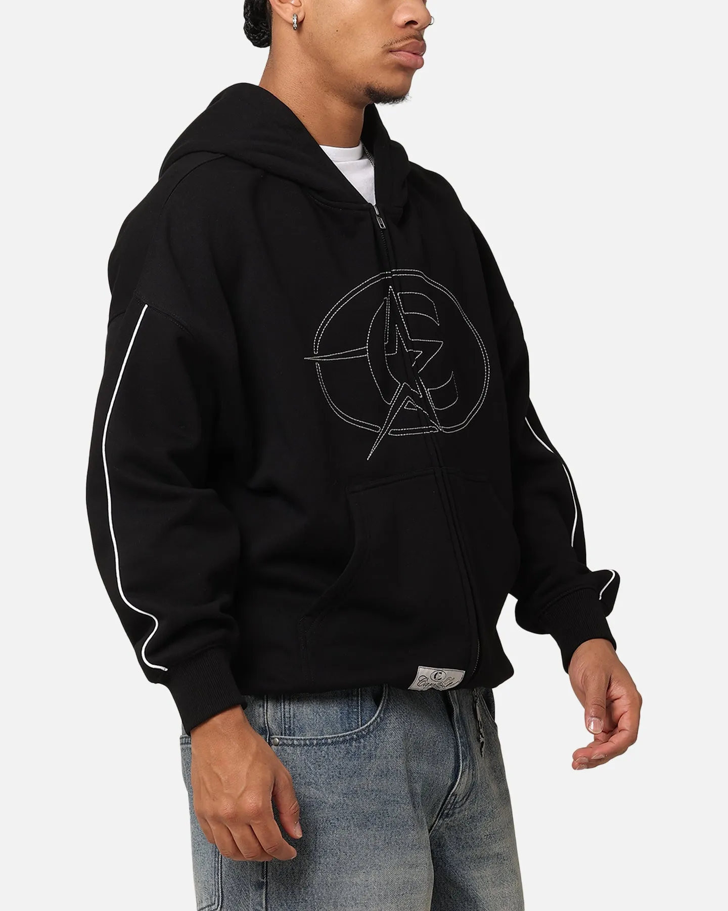 Carre C-Superstar Pipe Zip Hoodie Black sold by Culture Kings product image thumbnail 4
