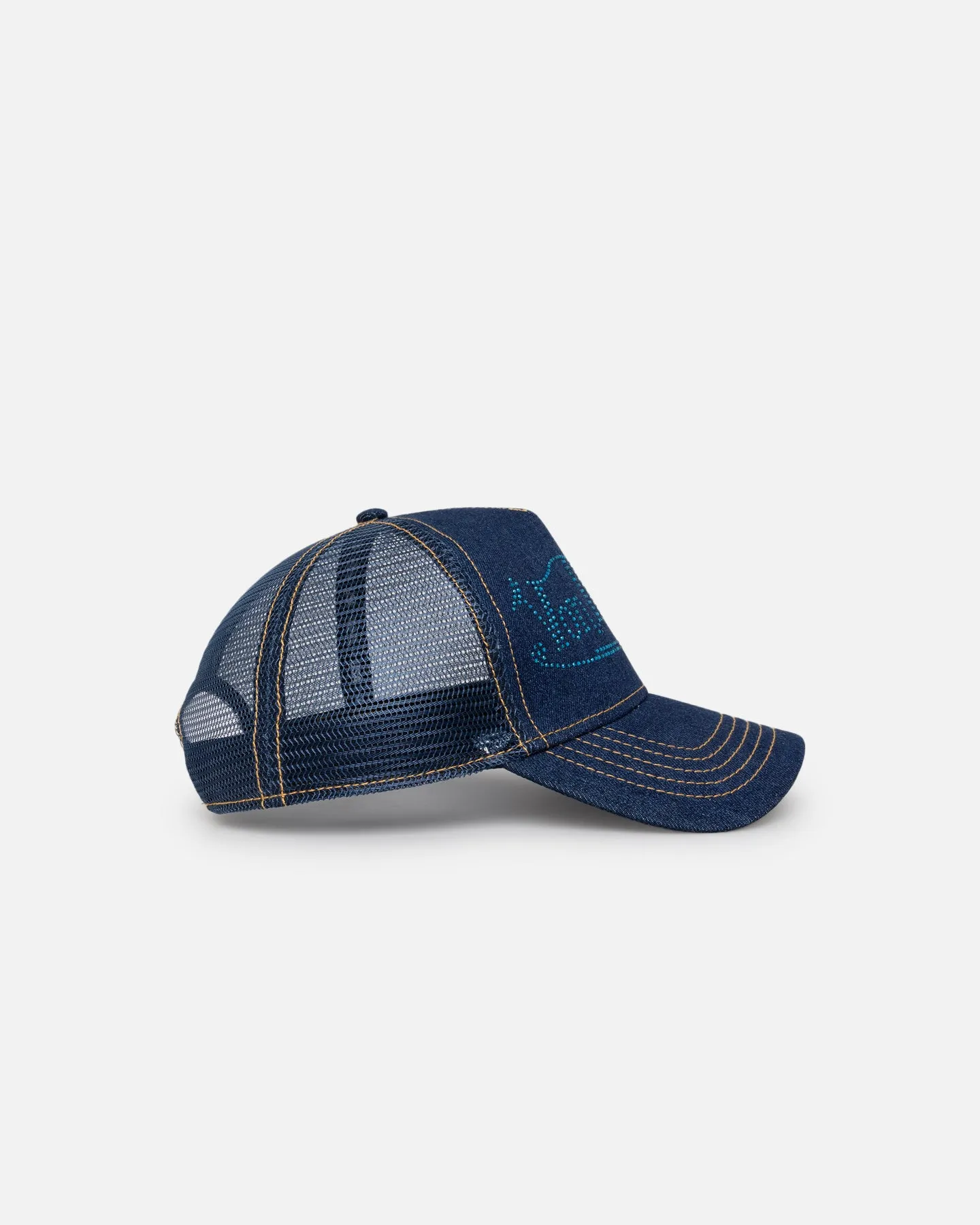 Von Dutch Denim And Stones Trucker Snapback Dark Blue sold by Culture Kings product image thumbnail 3