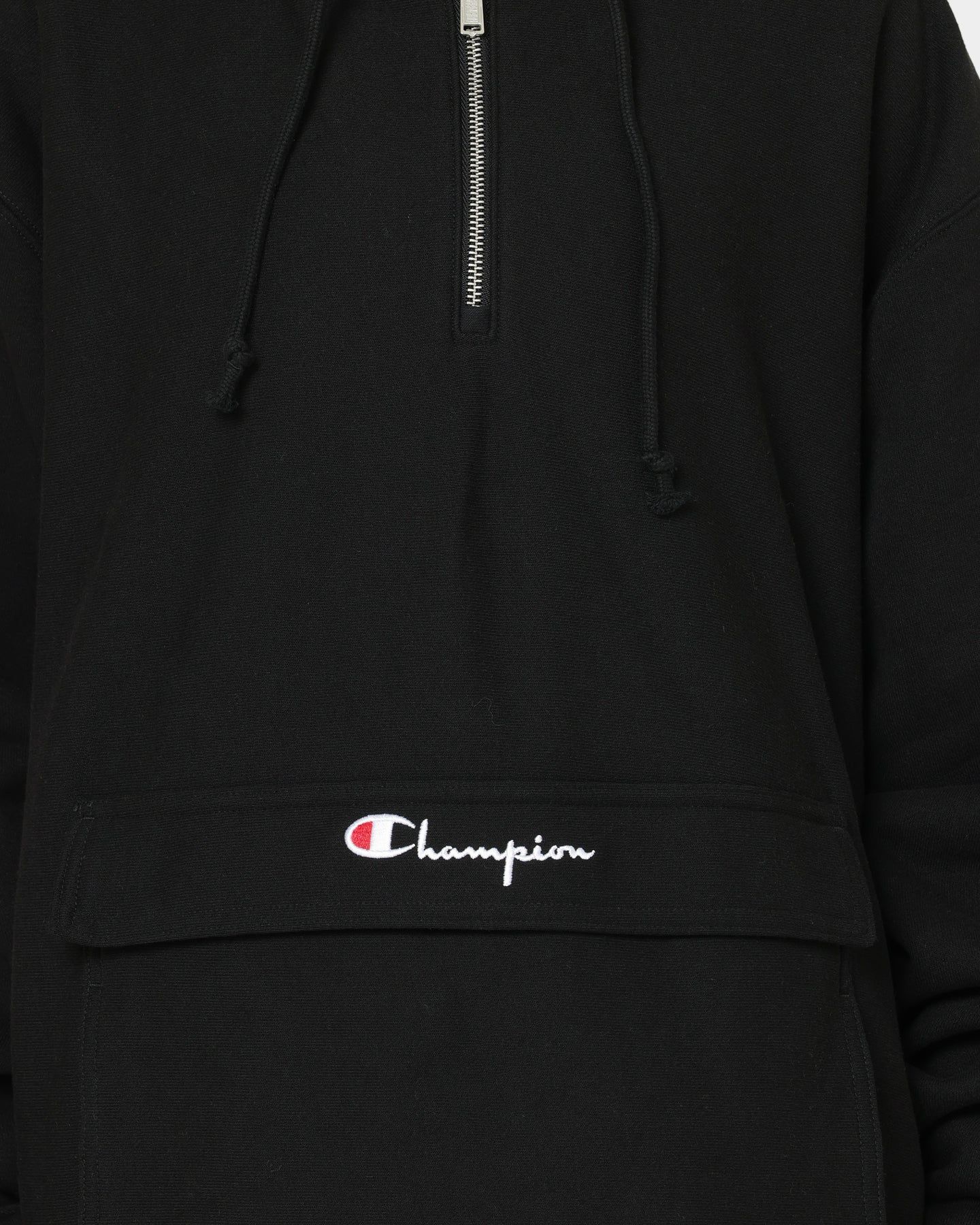 Champion Reverse Weave Boxy Anorak Hoodie Black sold by Culture Kings product image thumbnail 3
