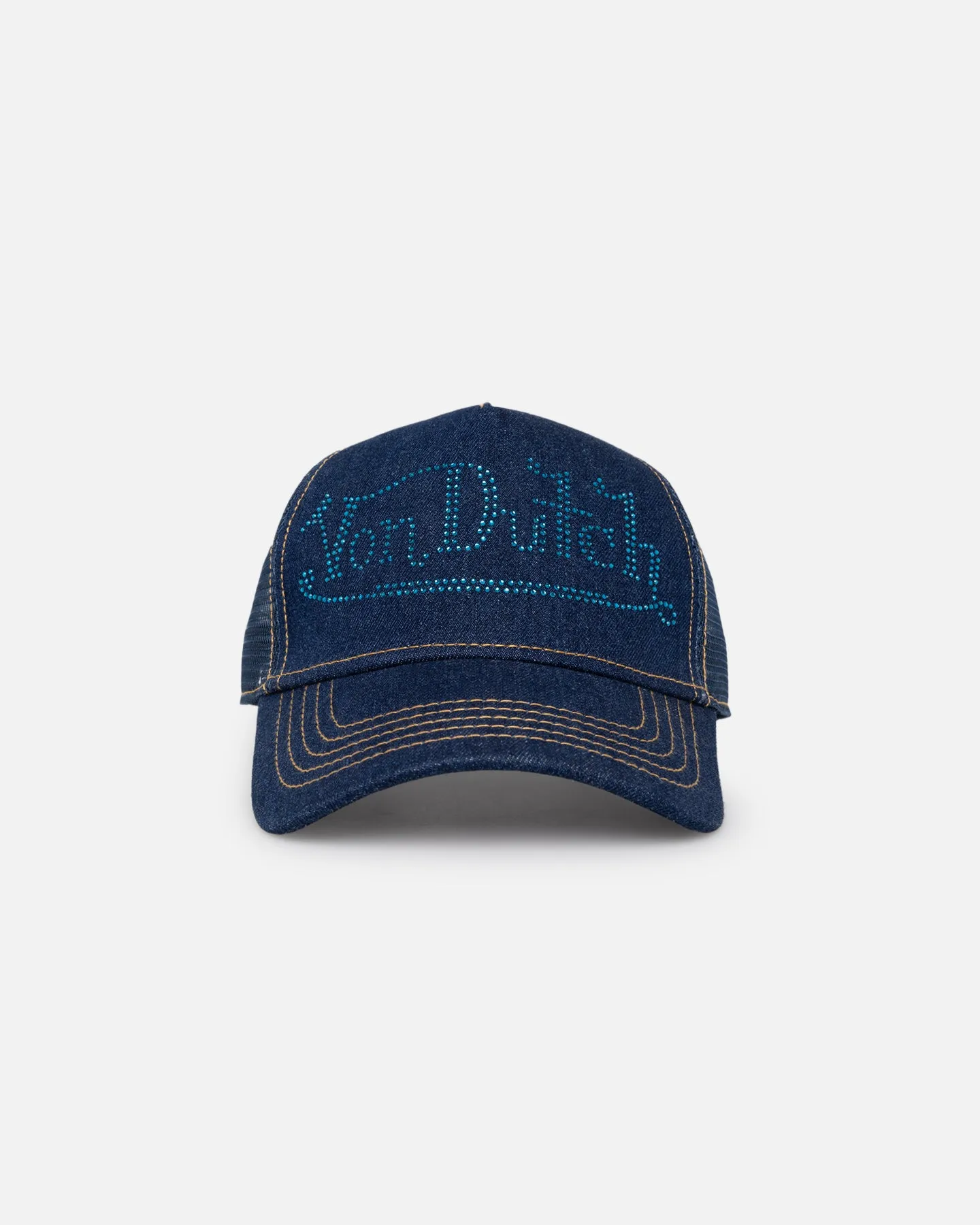 Von Dutch Denim And Stones Trucker Snapback Dark Blue sold by Culture Kings