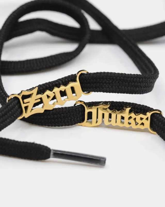 Raising Hell Women's Zero F*cks Shoe Charm Gold sold by Culture Kings