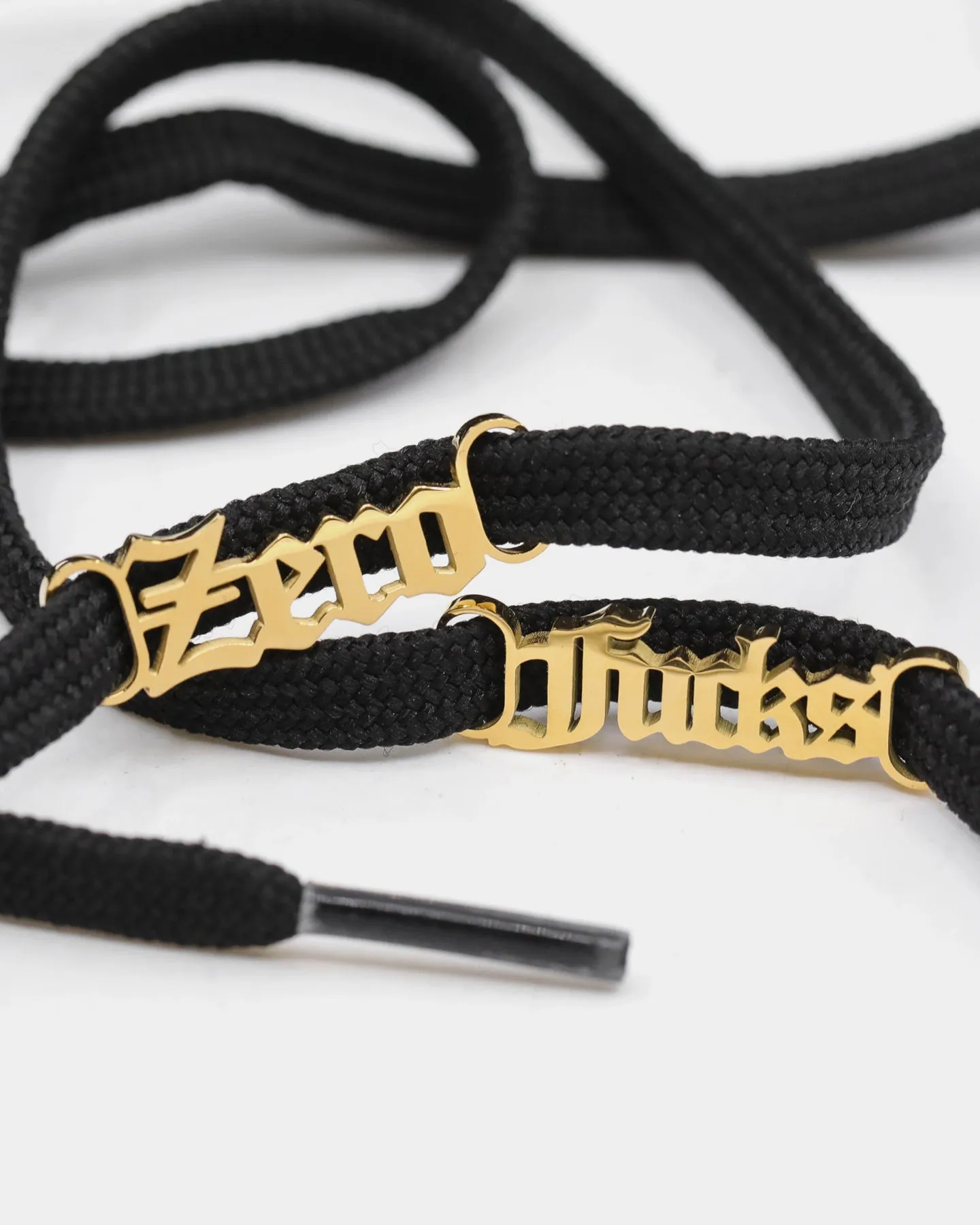 Raising Hell Women's Zero F*cks Shoe Charm Gold sold by Culture Kings