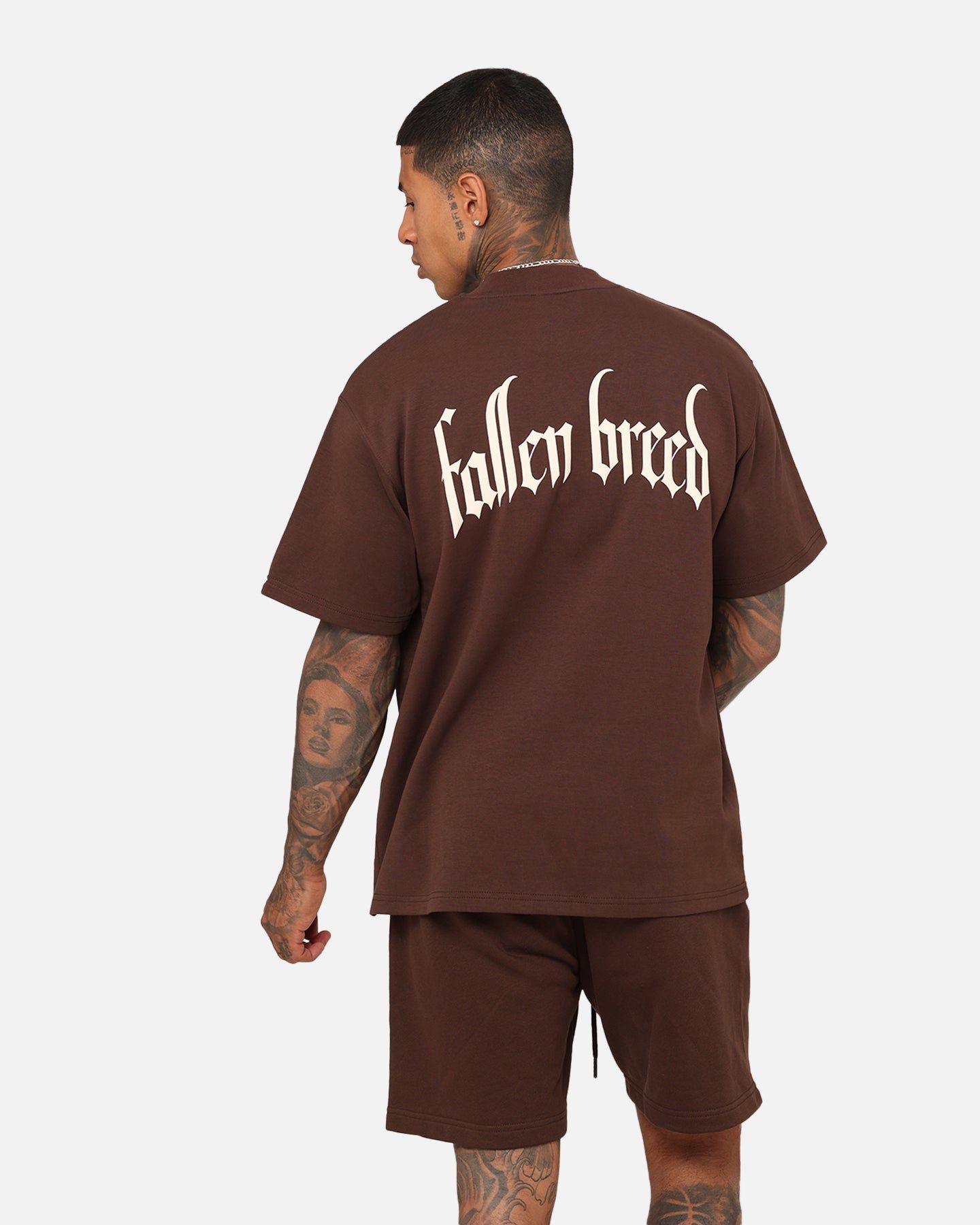 Fallen Breed Monogram T-Shirt Brown/Off White sold by Culture Kings