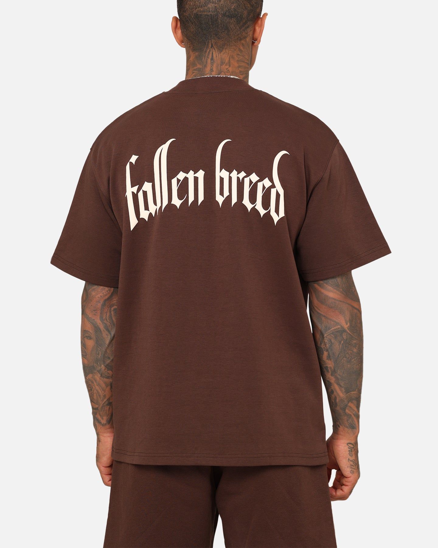 Fallen Breed Monogram T-Shirt Brown/Off White sold by Culture Kings product image thumbnail 5