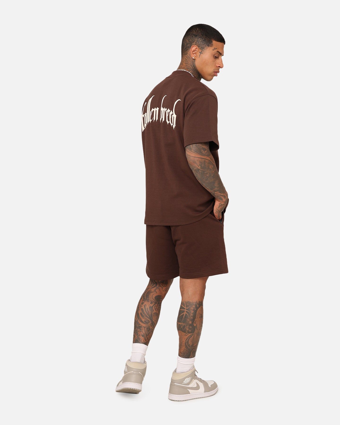 Fallen Breed Monogram T-Shirt Brown/Off White sold by Culture Kings product image thumbnail 3