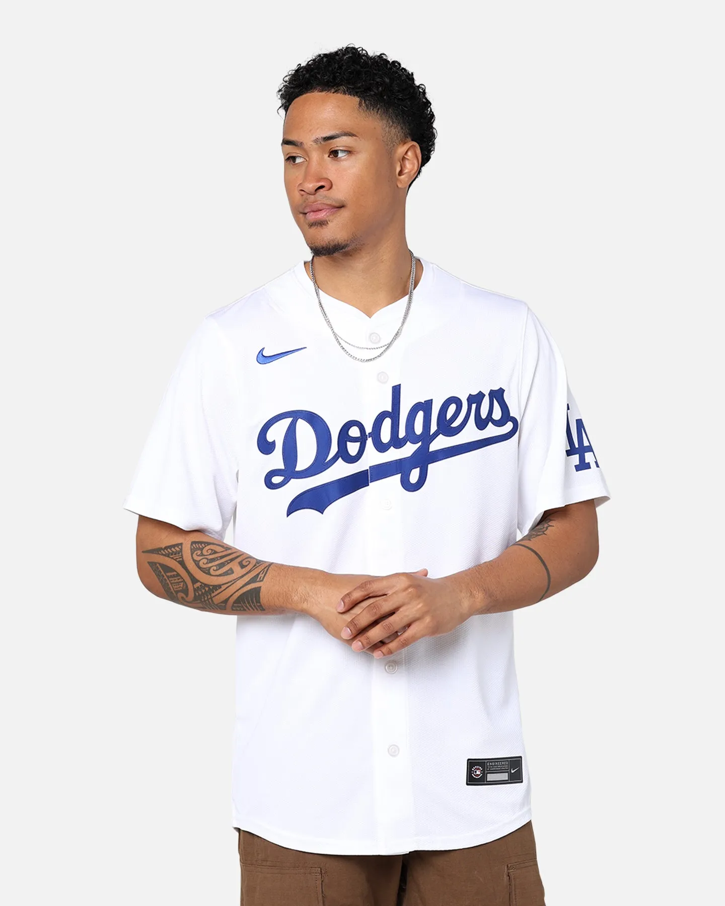 Nike Los Angeles Dodgers Limited Jersey White sold by Culture Kings
