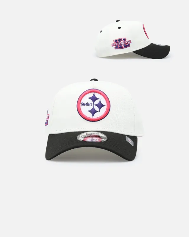 New Era Pittsburgh Steelers 'Neon Nights' 9FORTY Snapback Chrome/Black sold by Culture Kings