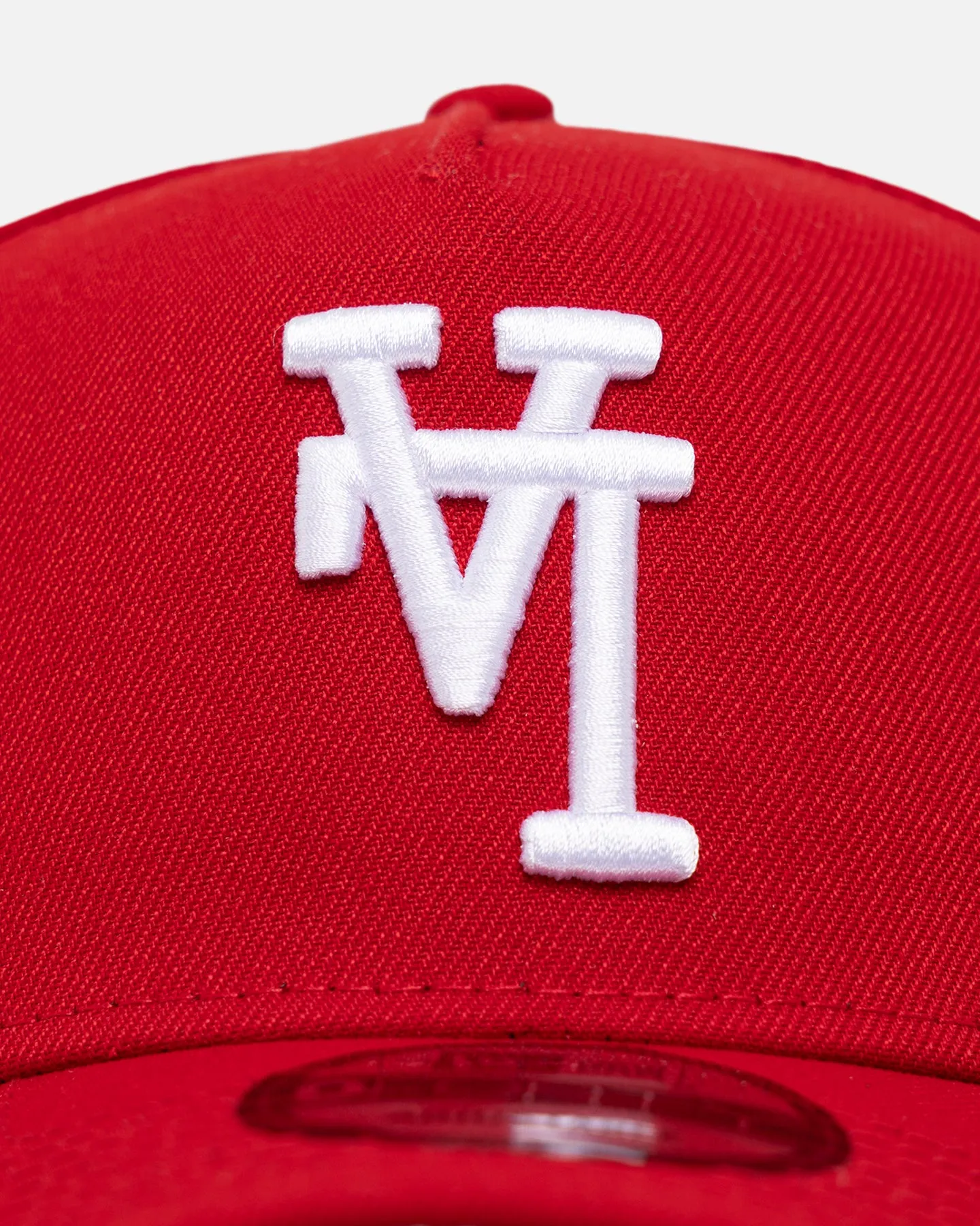 New Era Los Angeles Dodgers 'Upside Down LA Logo' 9FORTY A-Frame Snapback Red sold by Culture Kings product image thumbnail 5