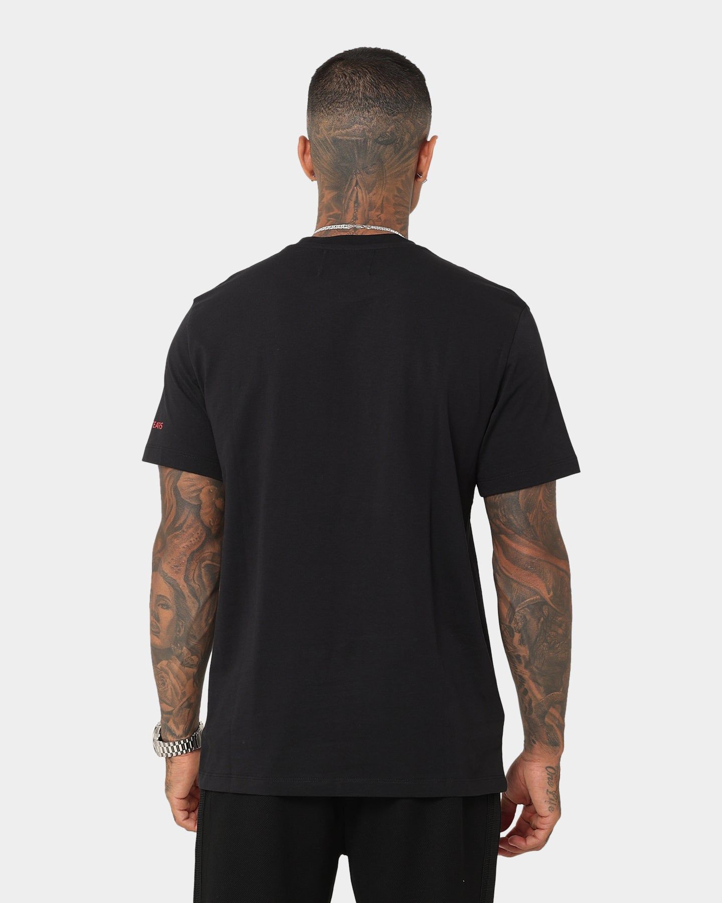 Fred Perry X Raf Simons Printed Sleeve T-Shirt Black sold by Culture Kings product image thumbnail 4