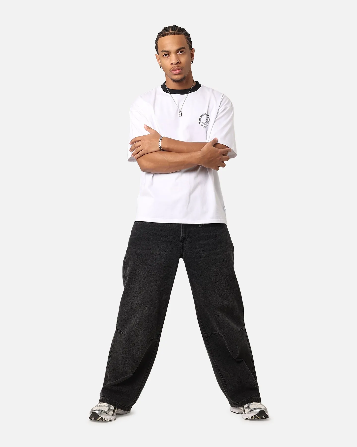 Carre Shootout Oversized Ringer T-Shirt Off White sold by Culture Kings product image thumbnail 4