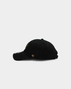 47 Brand San Jose Sharks Clean Up Strapback Black/Gold sold by Culture Kings