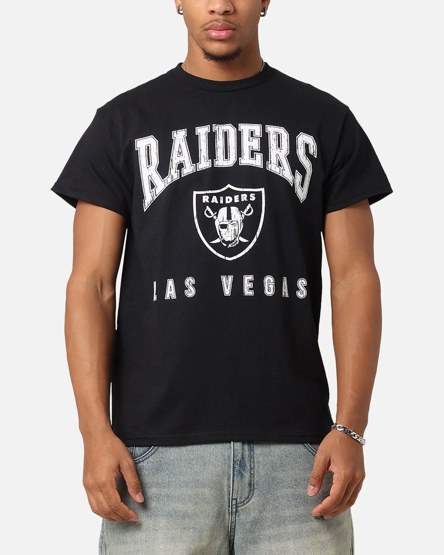 Majestic Athletic Las Vegas Raiders Blecker Team Arch T-Shirt Black sold by Culture Kings