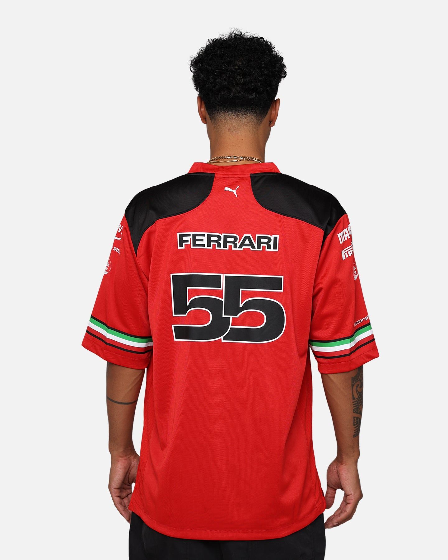 Puma X Scuderia Ferrari Carlos Sainz American Football Jersey Rosso Corsa sold by Culture Kings product image thumbnail 5