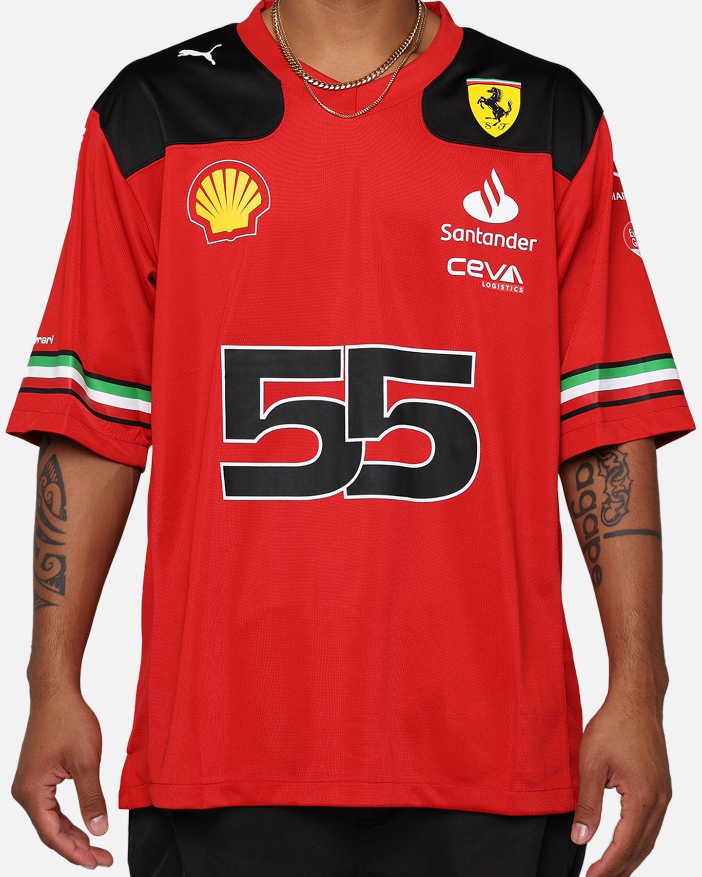 Puma X Scuderia Ferrari Carlos Sainz American Football Jersey Rosso Corsa sold by Culture Kings product image thumbnail 4