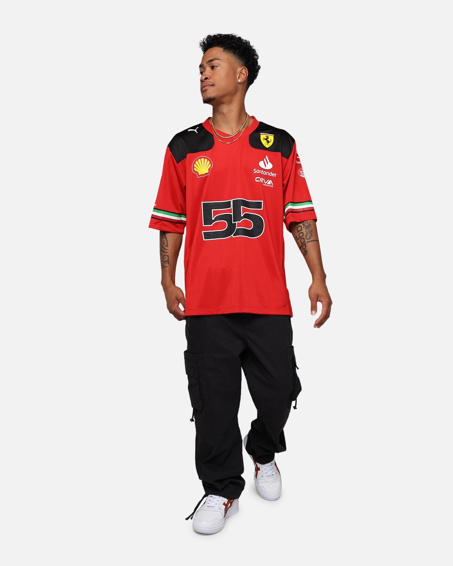 Puma X Scuderia Ferrari Carlos Sainz American Football Jersey Rosso Corsa sold by Culture Kings product image thumbnail 3