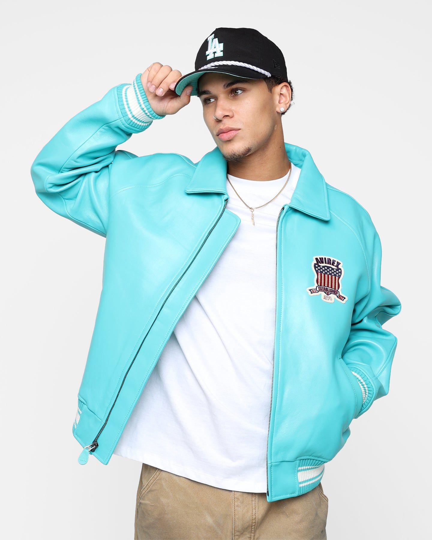 Avirex Icon Jacket Turquoise sold by Culture Kings product image thumbnail 2
