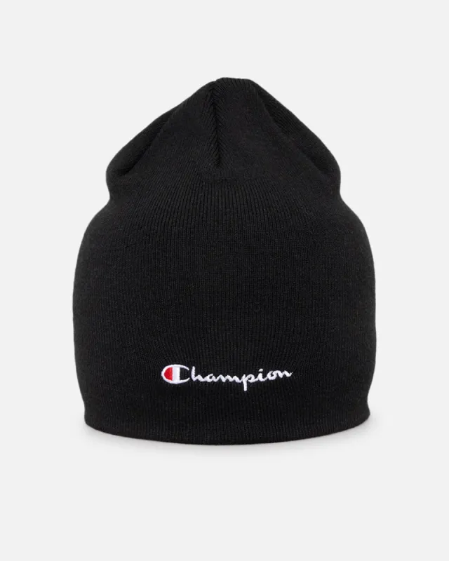Champion SPS Script Beanie Black made by Culture Kings