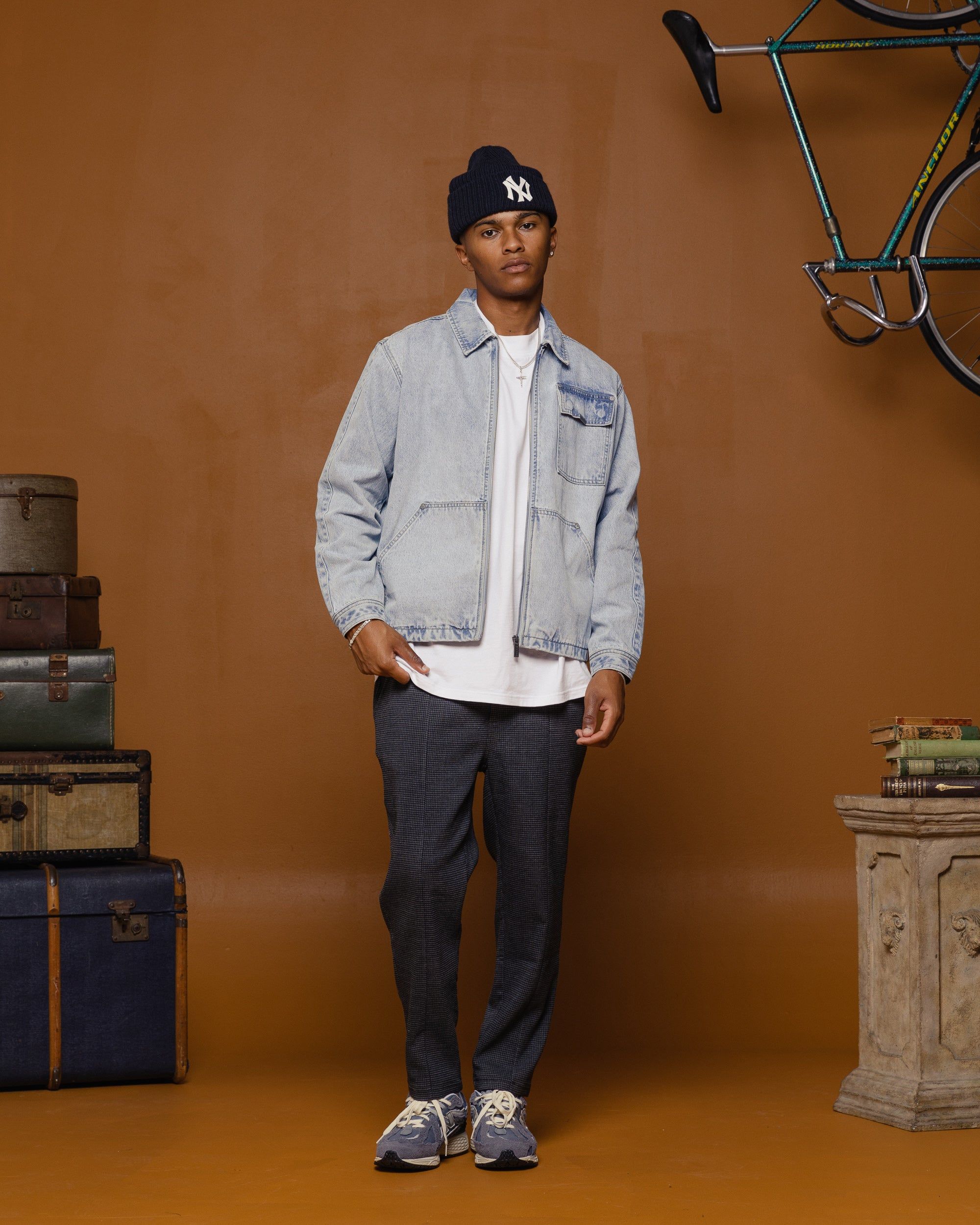 Carre Constructed Work Jacket Light Blue Denim sold by Culture Kings product image thumbnail 2
