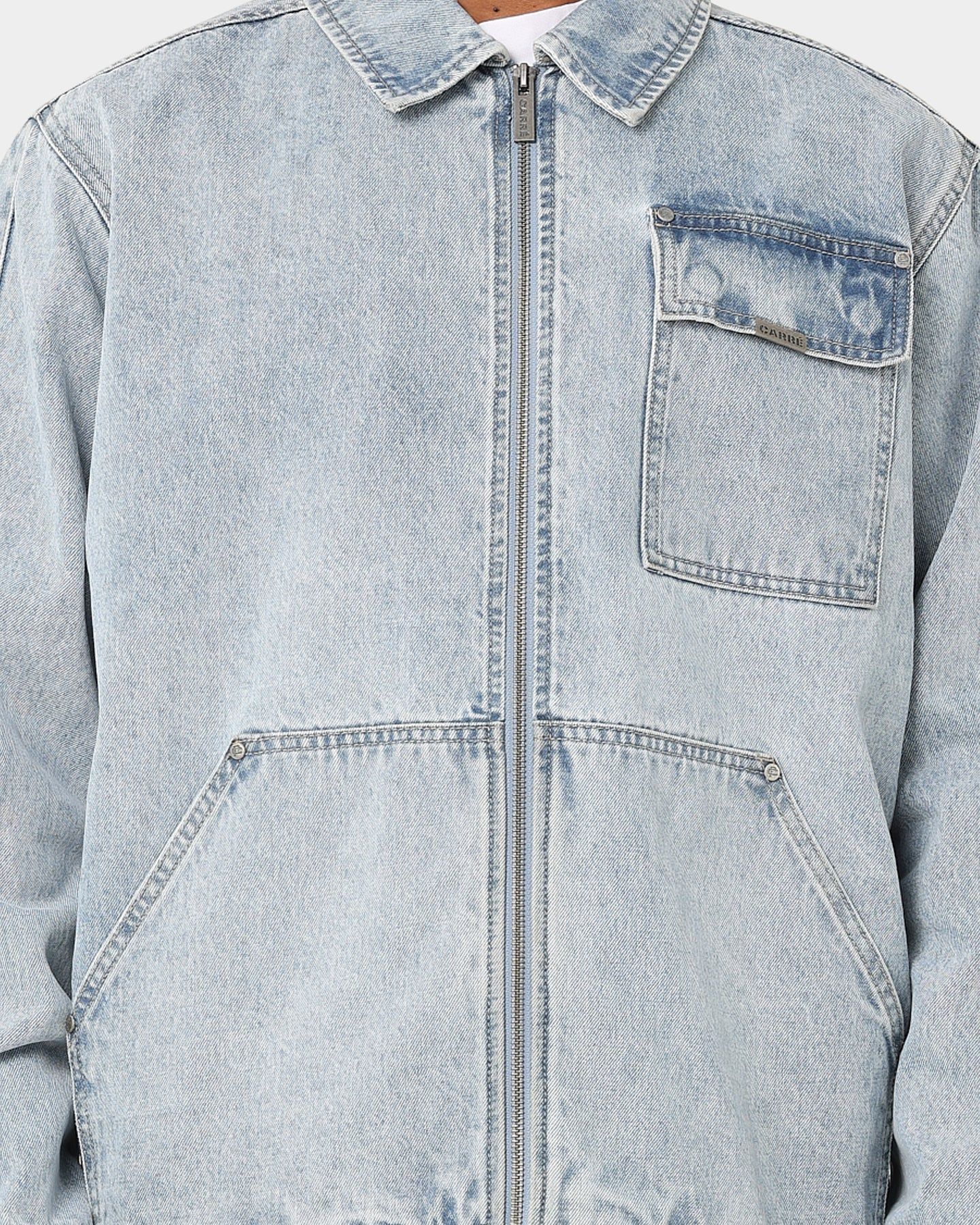 Carre Constructed Work Jacket Light Blue Denim sold by Culture Kings product image thumbnail 6