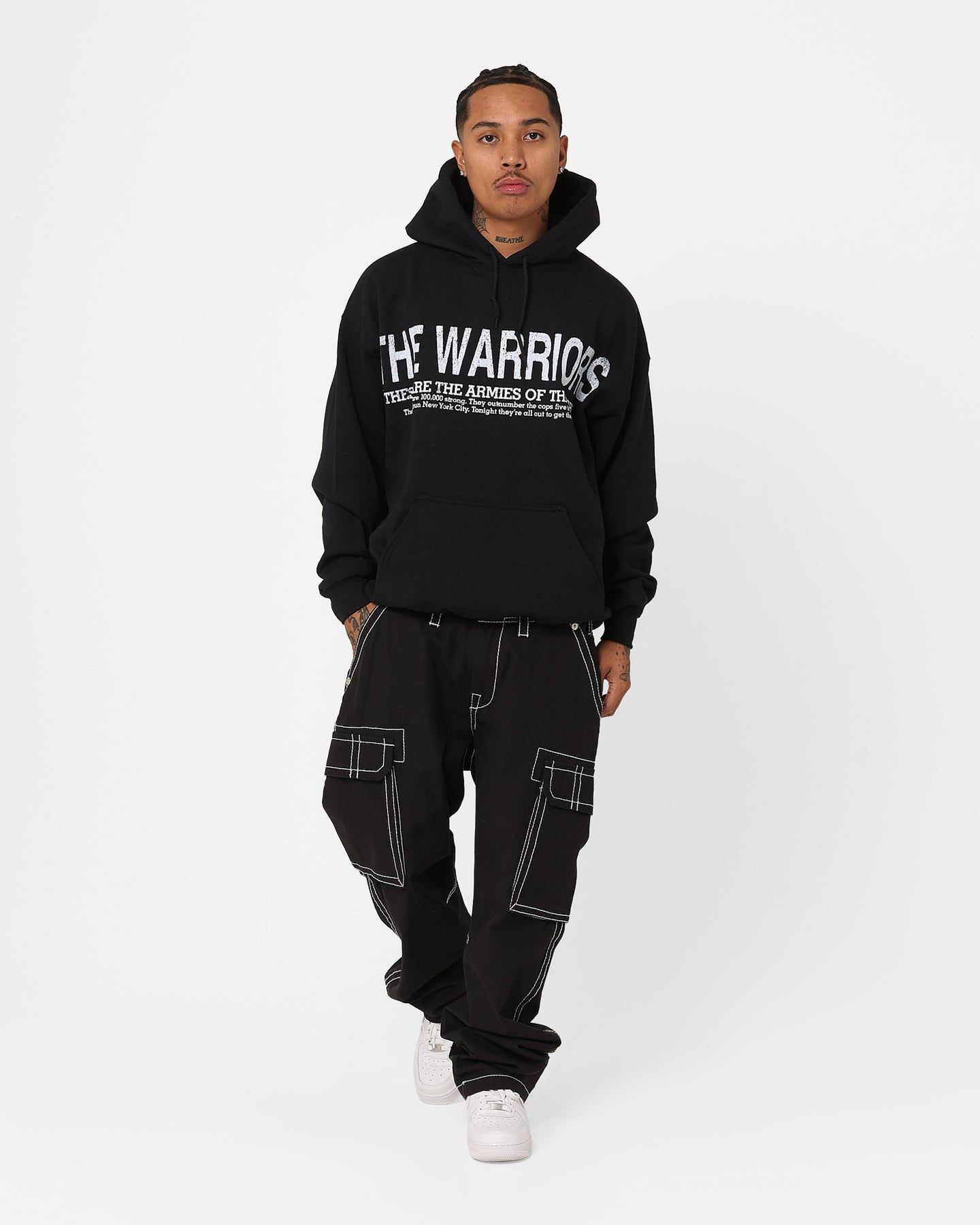 American Thrift X The Warriors Warriors Night Hoodie Black sold by Culture Kings product image thumbnail 4
