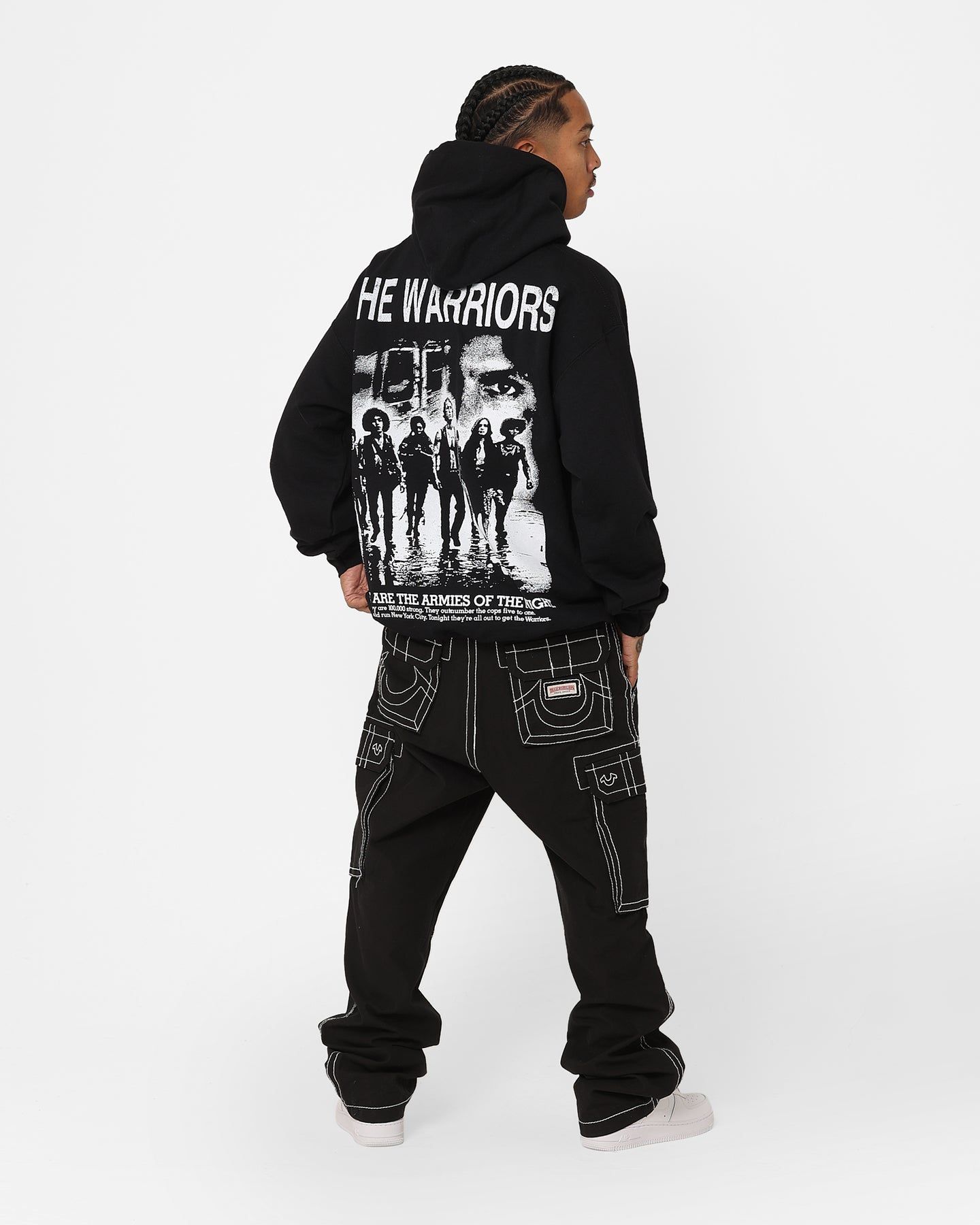 American Thrift X The Warriors Warriors Night Hoodie Black sold by Culture Kings product image thumbnail 2