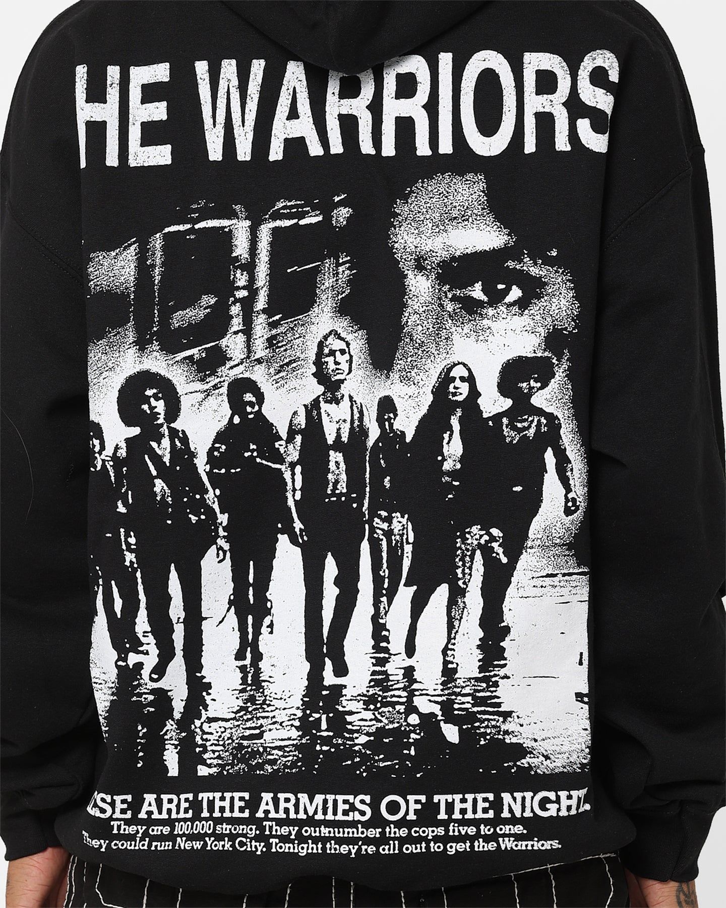 American Thrift X The Warriors Warriors Night Hoodie Black sold by Culture Kings product image thumbnail 5