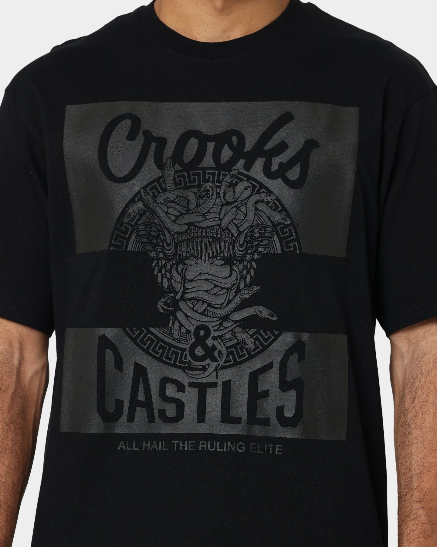 Crooks & Castles Mad Klepto T-Shirt Black sold by Culture Kings product image thumbnail 3