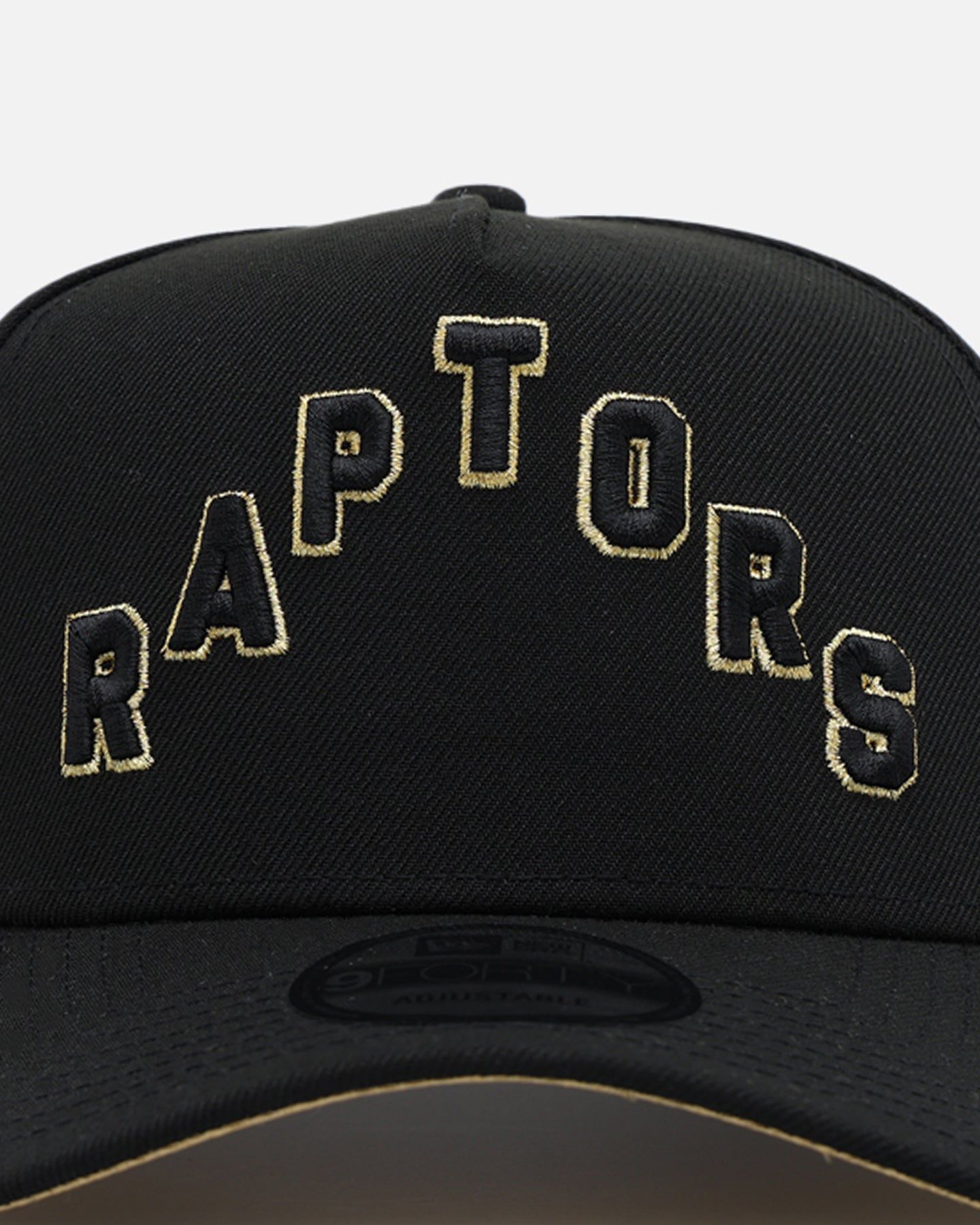 New Era Toronto Raptors 'NBA Gold Links' 9FORTY A-Frame Snapback Black/Gold sold by Culture Kings product image thumbnail 5