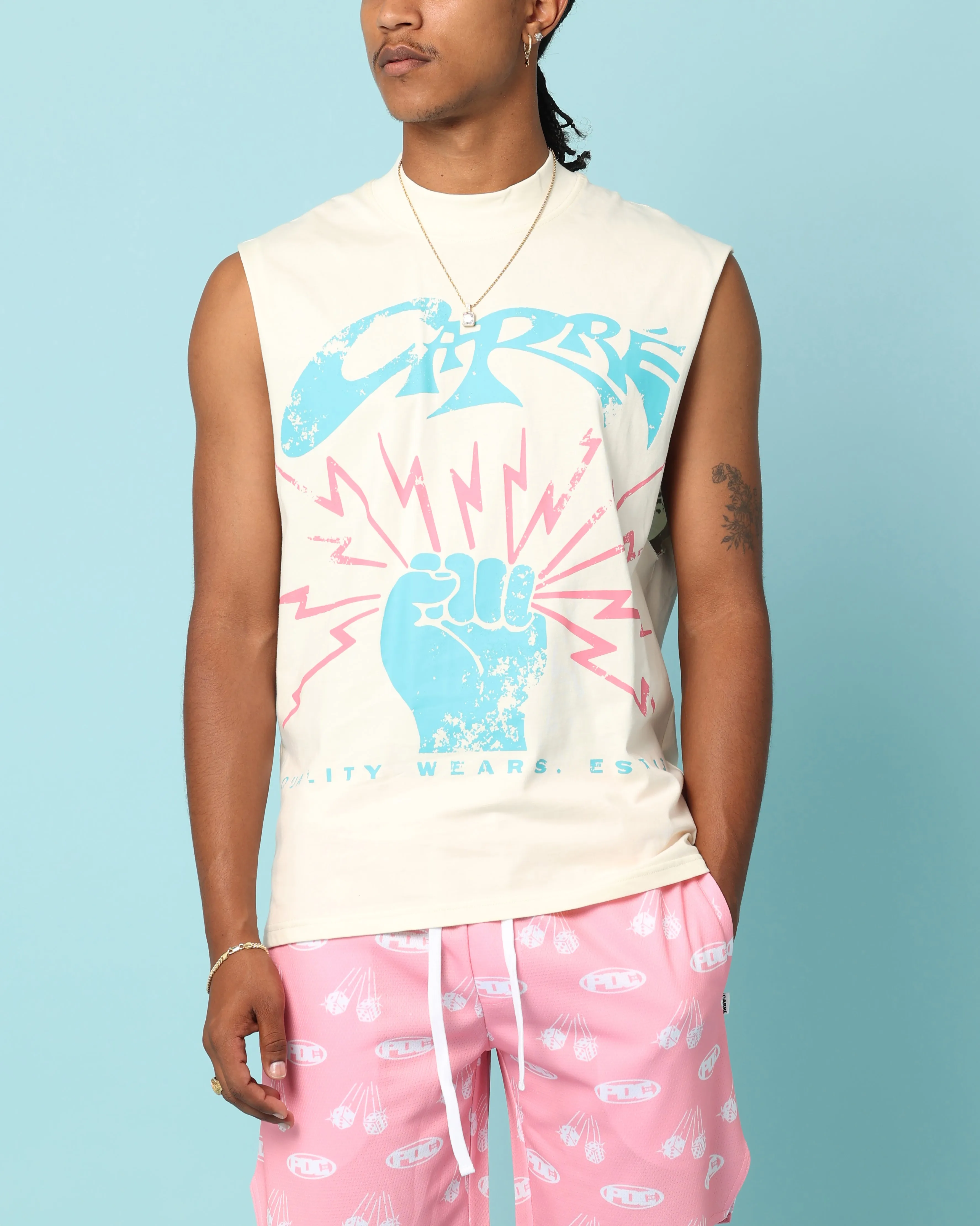 Carré Rev 13 Muscle T-Shirt Off White sold by Culture Kings product image thumbnail 3
