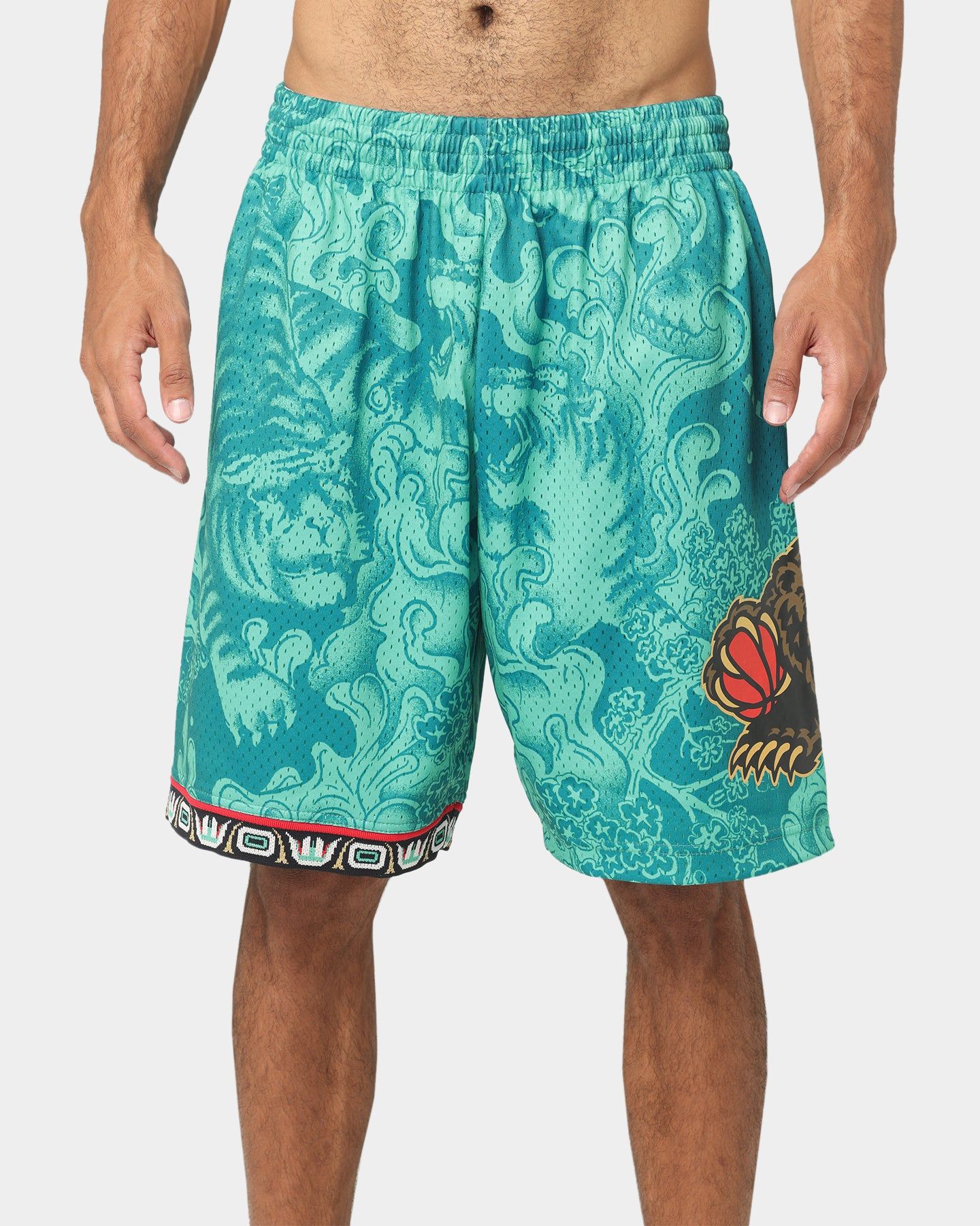 Mitchell & Ness Memphis Grizzlies Swingman Shorts Teal sold by Culture Kings product image thumbnail 3