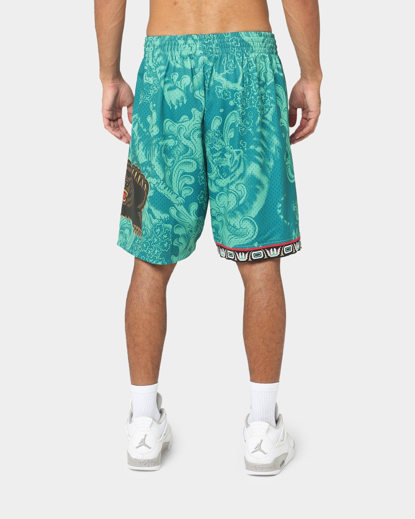 Mitchell & Ness Memphis Grizzlies Swingman Shorts Teal sold by Culture Kings product image thumbnail 4