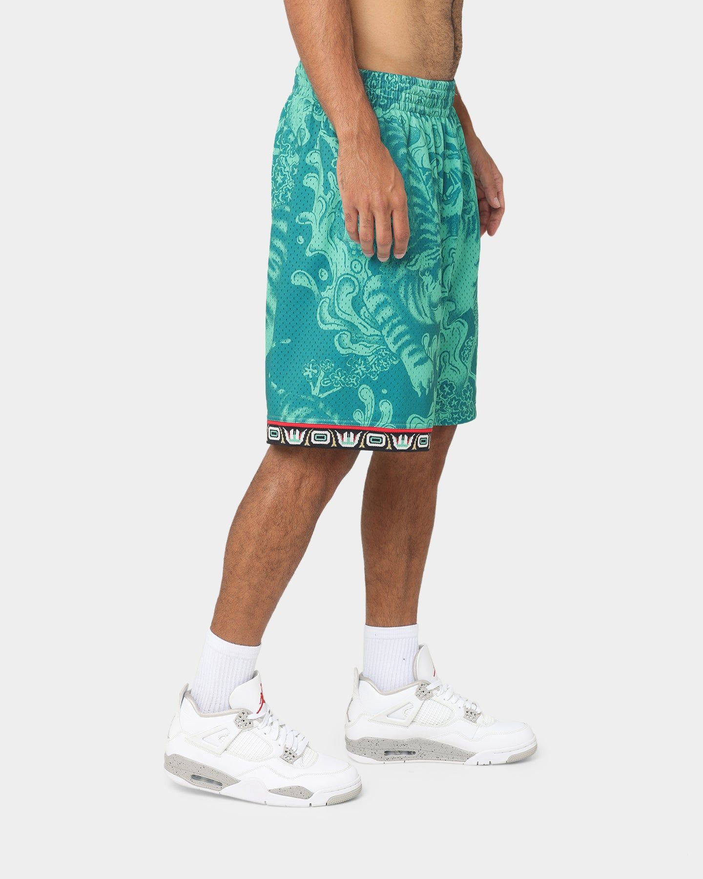 Mitchell & Ness Memphis Grizzlies Swingman Shorts Teal sold by Culture Kings product image thumbnail 5