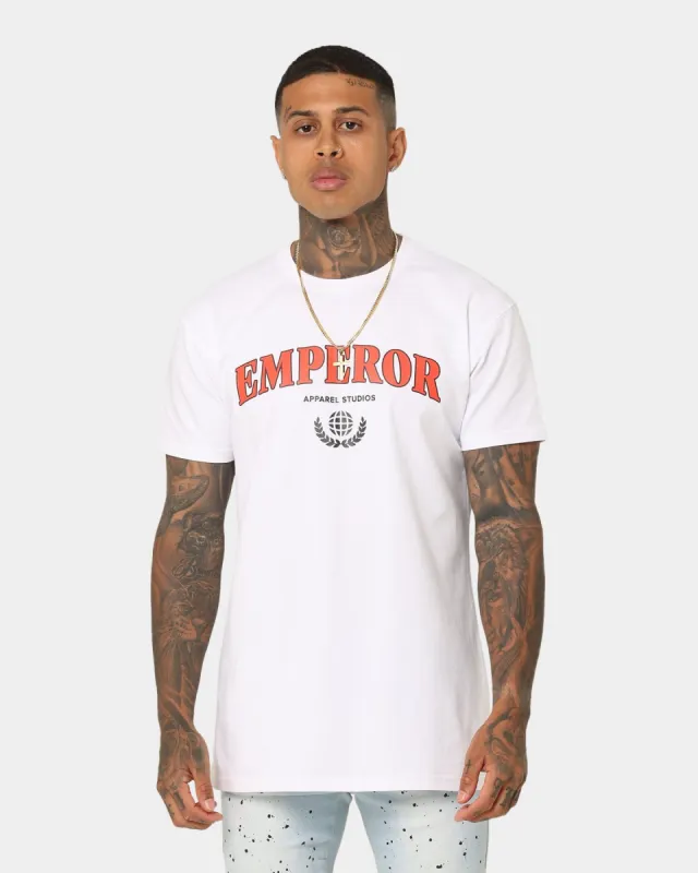 Emperor Apparel Heritage Hustle T-Shirt White sold by Culture Kings