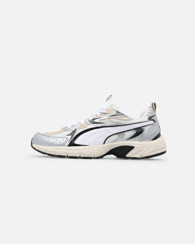 Puma Milineo Tech White/Silver sold by Culture Kings