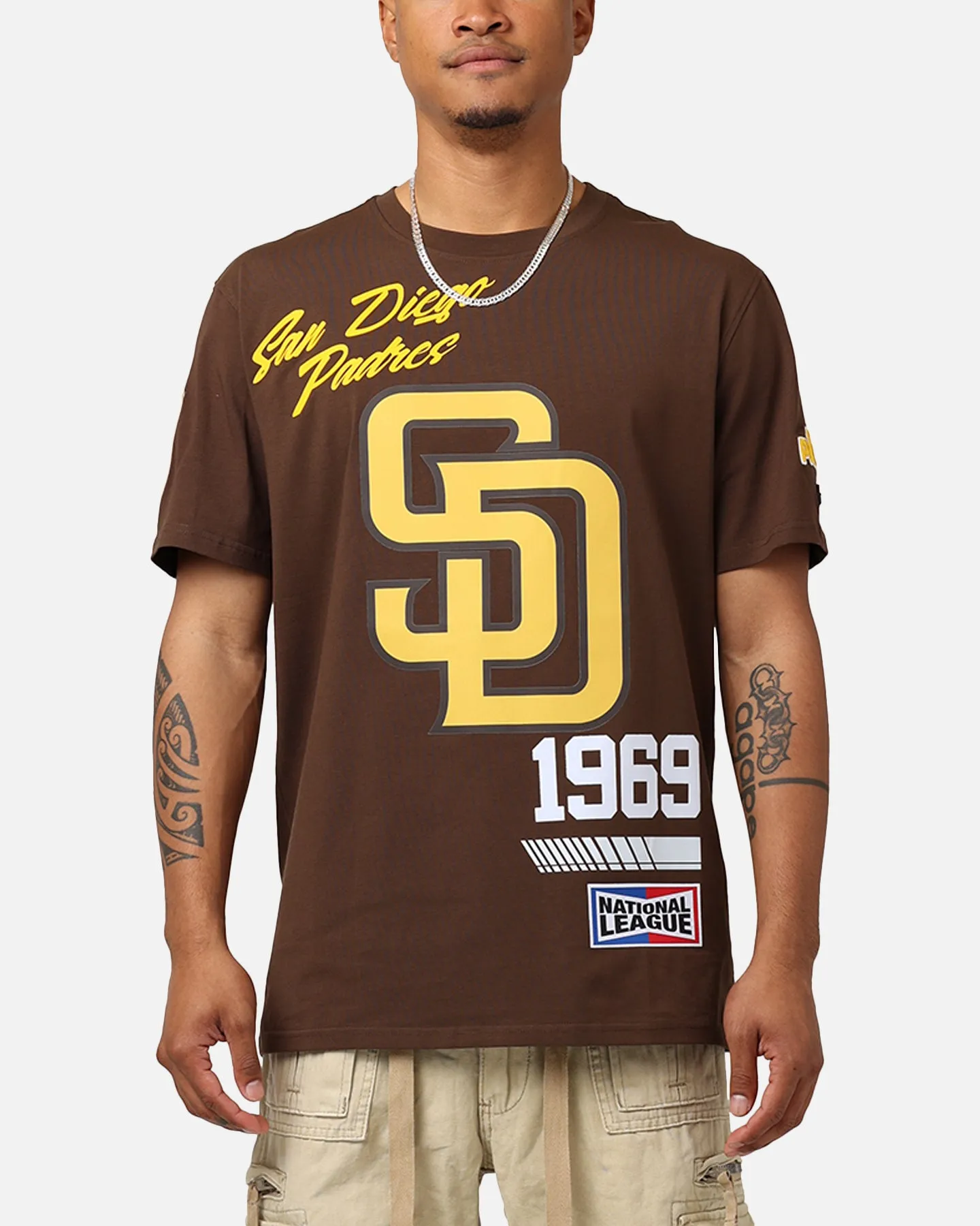 Pro Standard San Diego Padres Fast Lane SJ T-Shirt Brown sold by Culture Kings