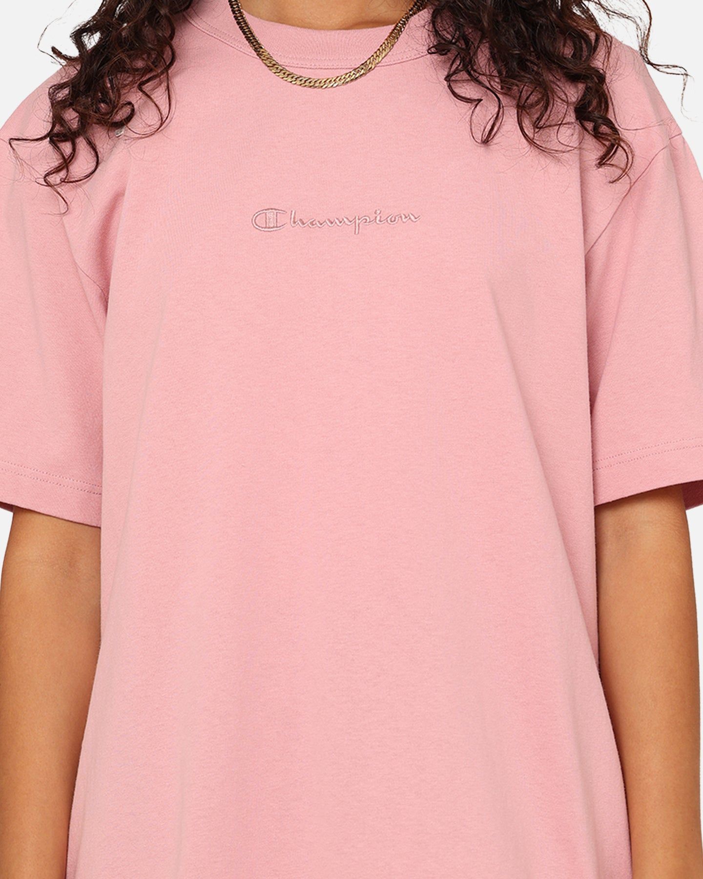 Champion Women's Heritage Oversized T-Shirt Peculiar Pink sold by Culture Kings product image thumbnail 3