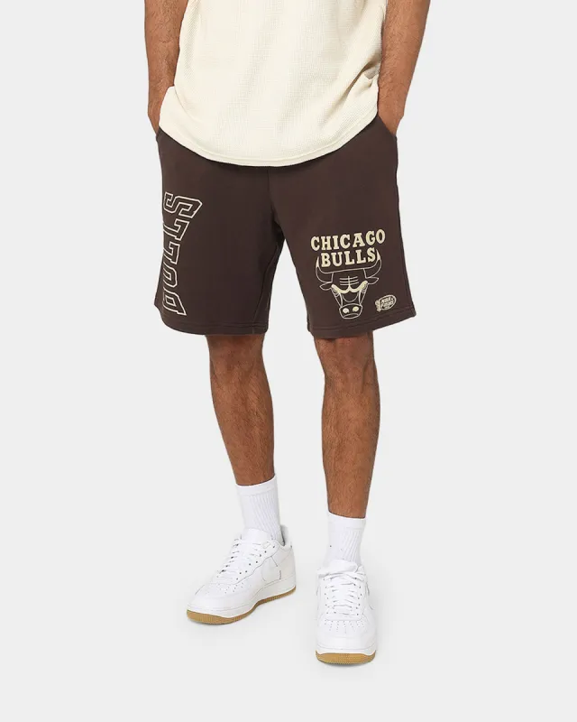 Mitchell & Ness Chicago Bulls Shorts Baroque Brown sold by Culture Kings