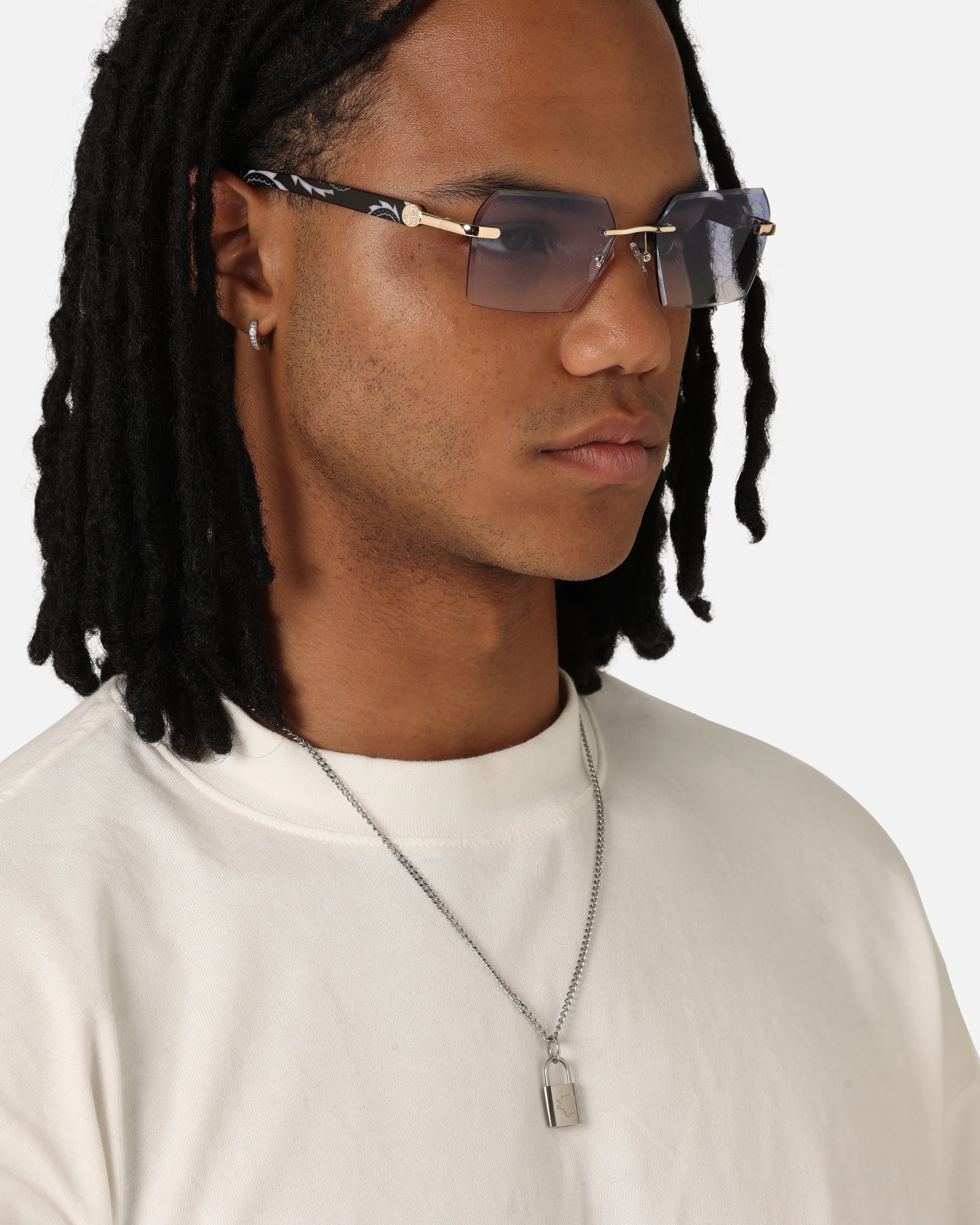 Belvoir & Co X Culture Kings Kennedy Sunglasses Blue/Gold/Black sold by Culture Kings product image thumbnail 3