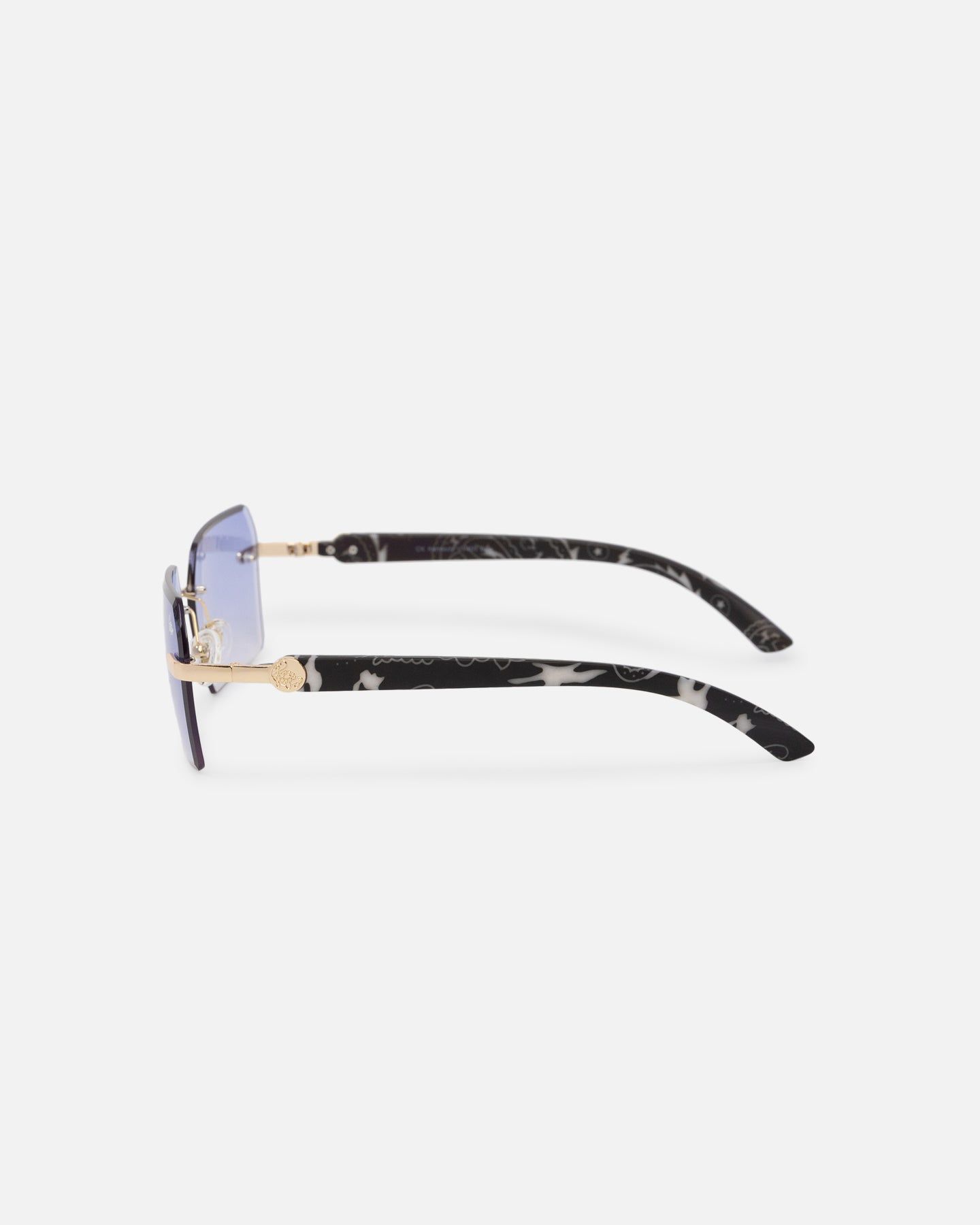 Belvoir & Co X Culture Kings Kennedy Sunglasses Blue/Gold/Black sold by Culture Kings product image thumbnail 5