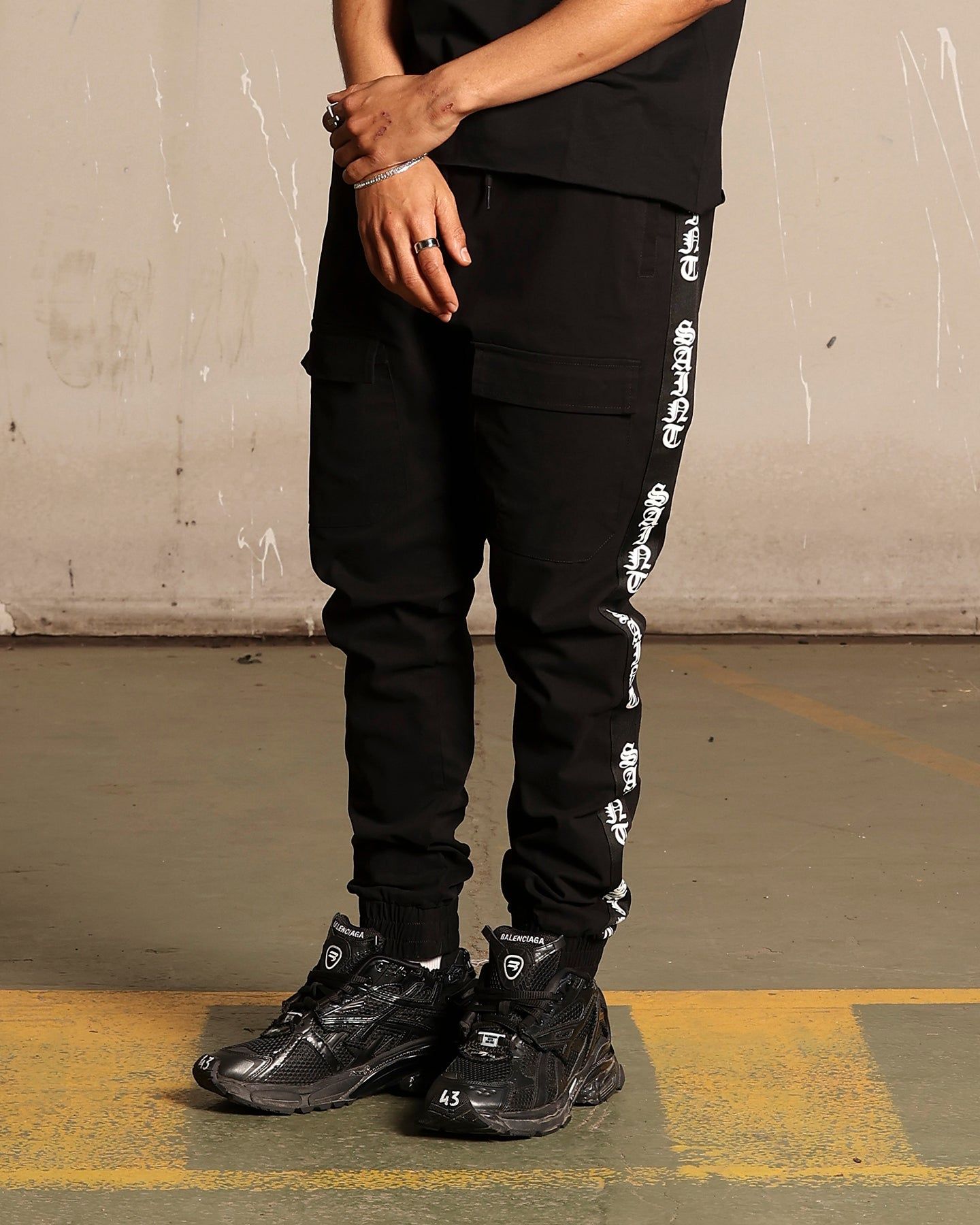 Saint Morta Fallen Jogger Black sold by Culture Kings product image thumbnail 2