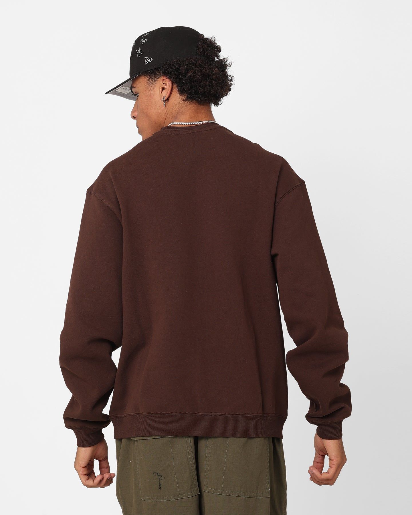 Majestic Athletic Los Angeles Dodgers Core Crewneck Sweatshirt Dark Oak sold by Culture Kings product image thumbnail 4