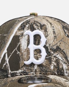 New Era Boston Red Sox 'Real Tree' 9FORTY A-Frame Trucker Snapback Realtree Edge sold by Culture Kings