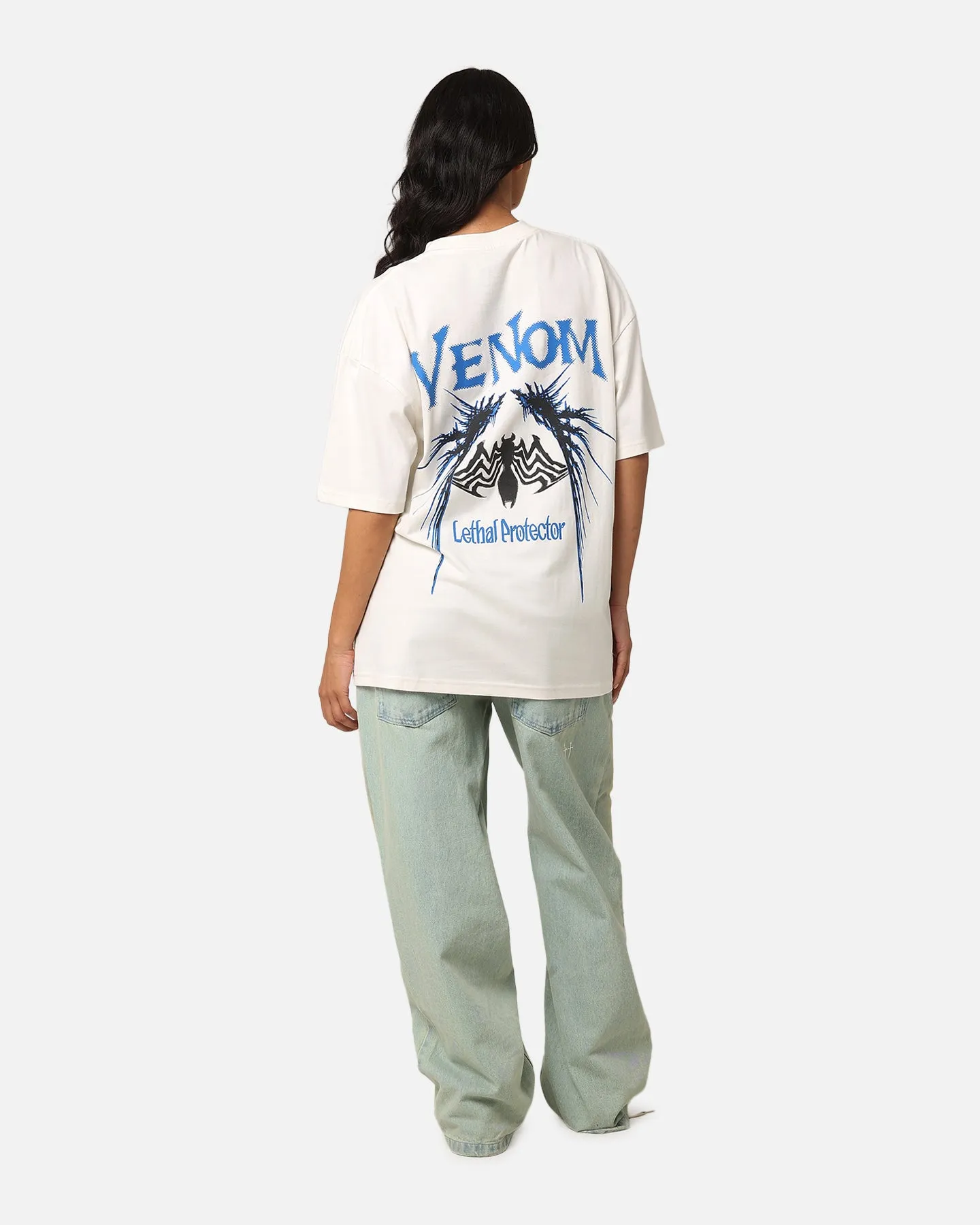 Goat Crew Marvel Spider-Man Y2K Venom T-Shirt Off White sold by Culture Kings product image thumbnail 4