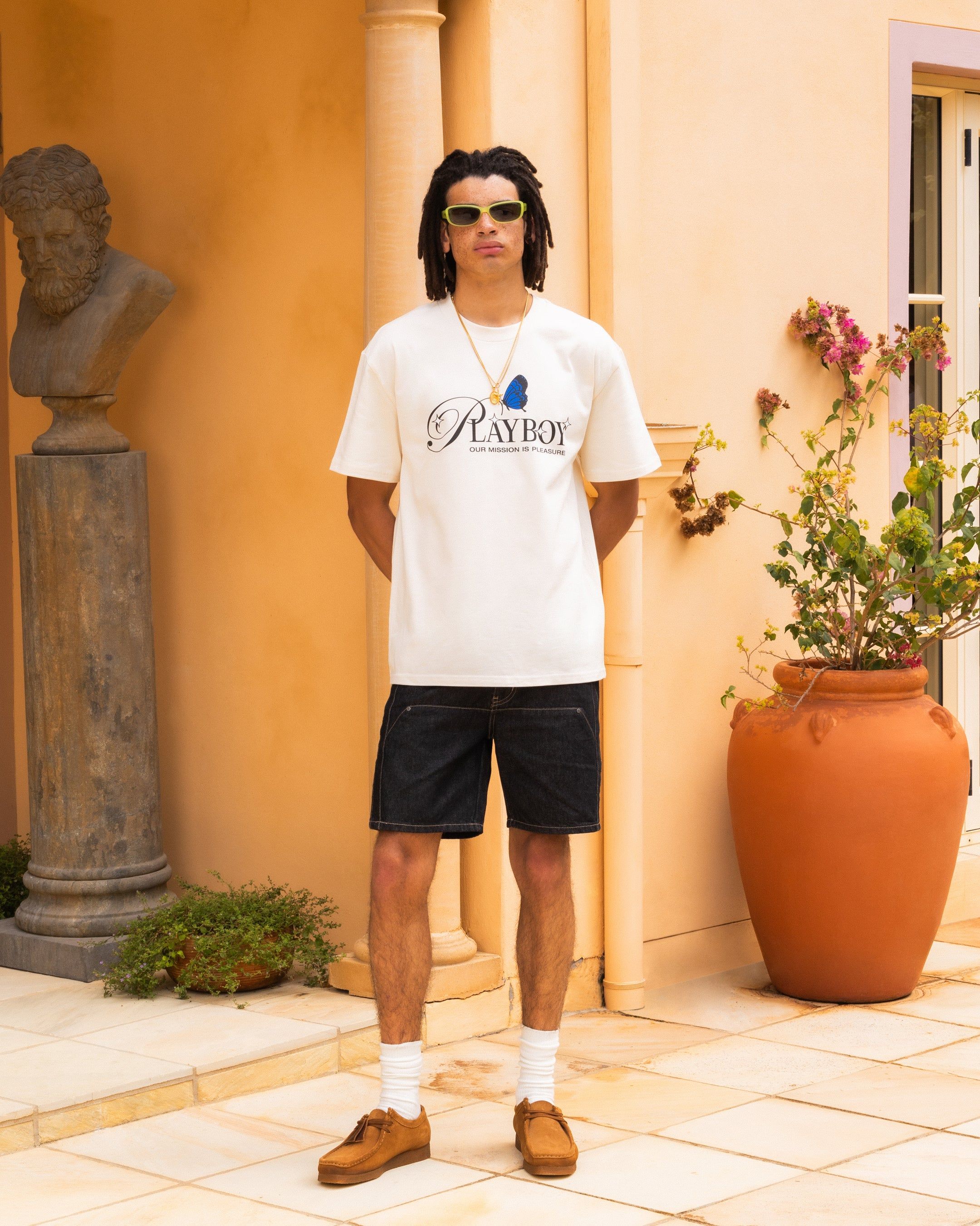 Playboy By Culture Kings Charm T-Shirt Off White sold by Culture Kings product image thumbnail 2