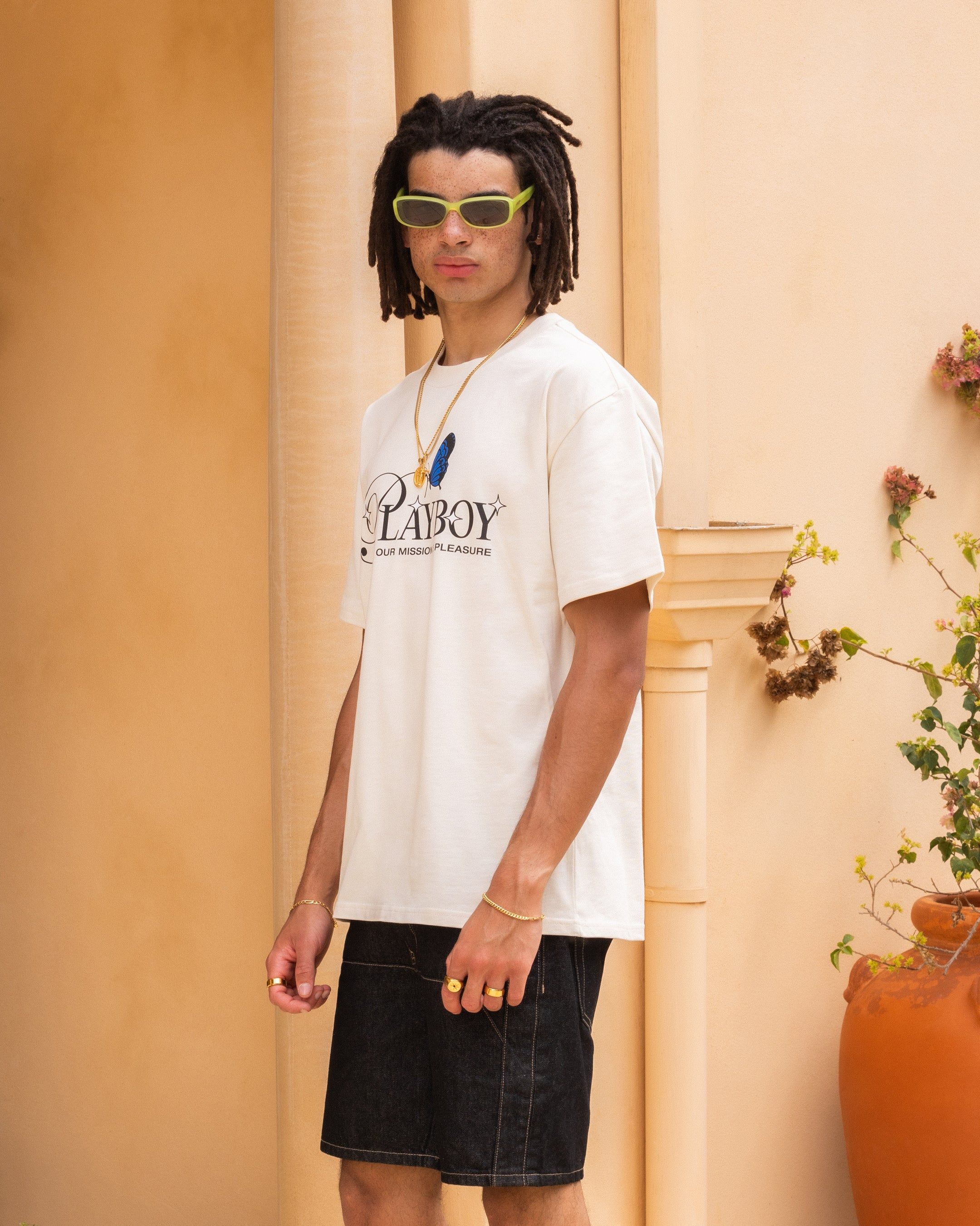 Playboy By Culture Kings Charm T-Shirt Off White sold by Culture Kings product image thumbnail 5