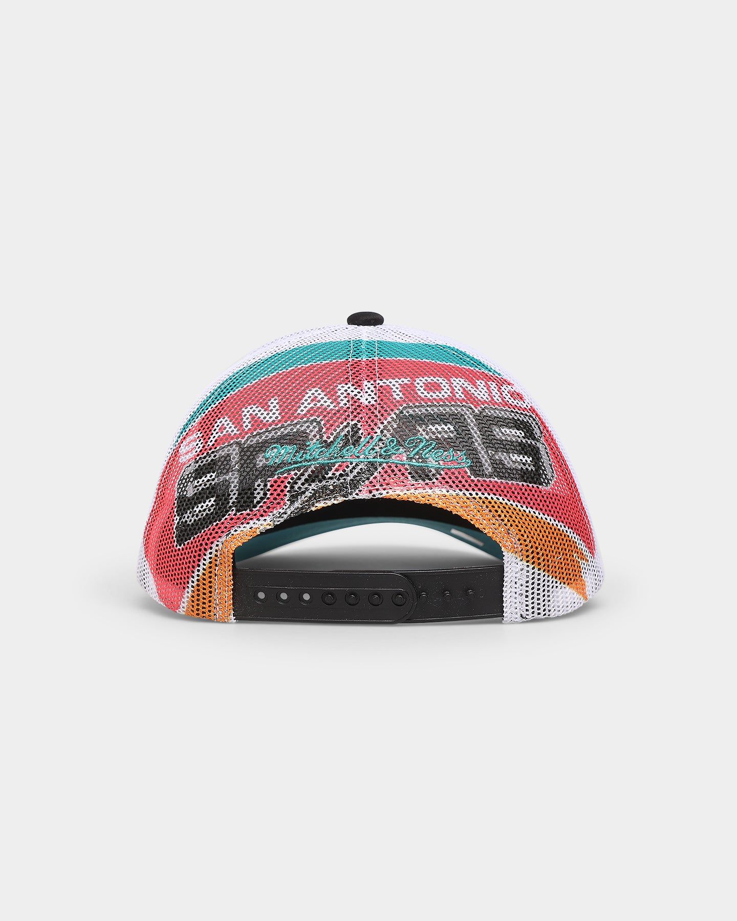 Mitchell & Ness San Antonio Spurs 'NBA Off The Backboard' Trucker Snapback Black sold by Culture Kings product image thumbnail 3